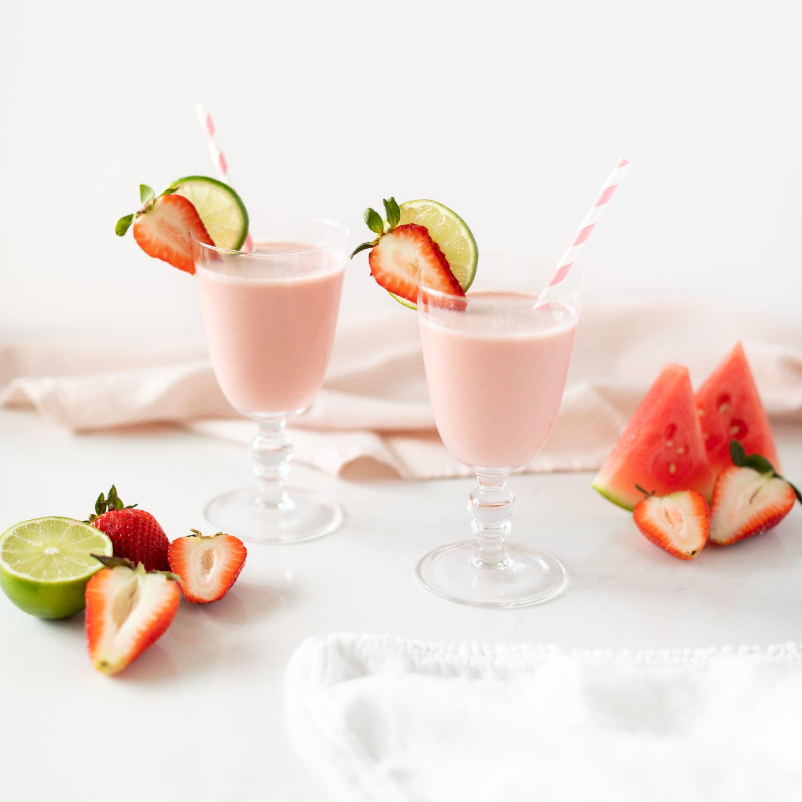 Watermelon Strawberry Smoothies banner image