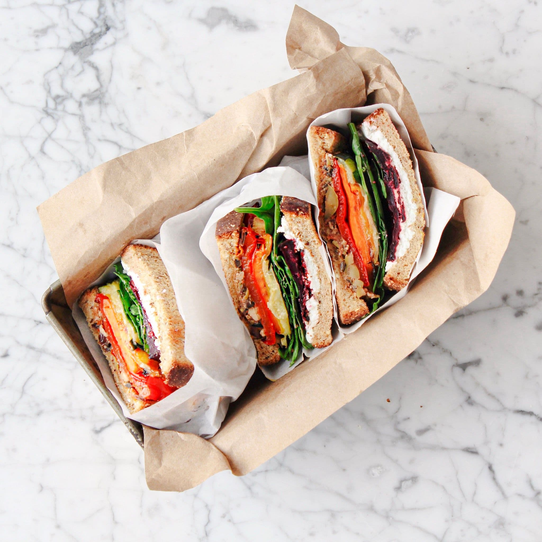 Rainbow Roasted Veggie Sandwich banner image