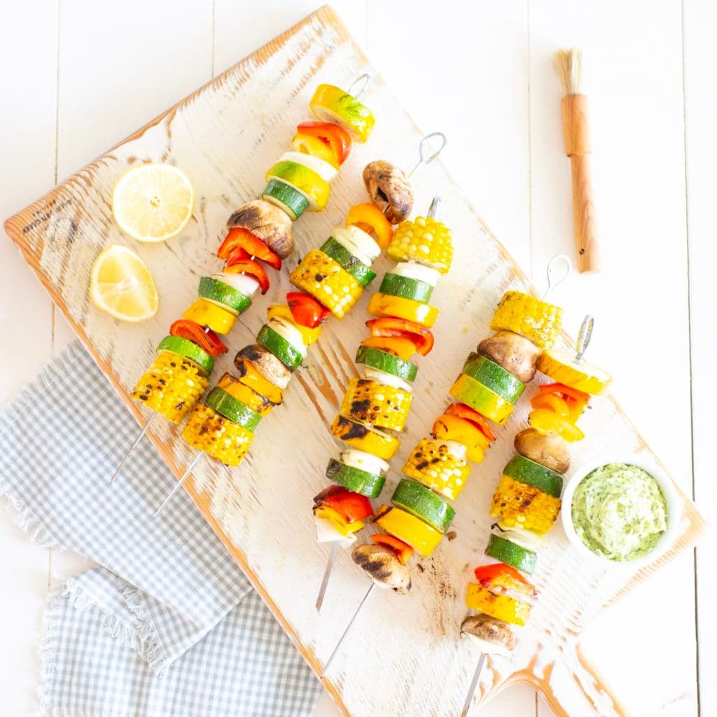 Grilled Vegetable Skewers banner image
