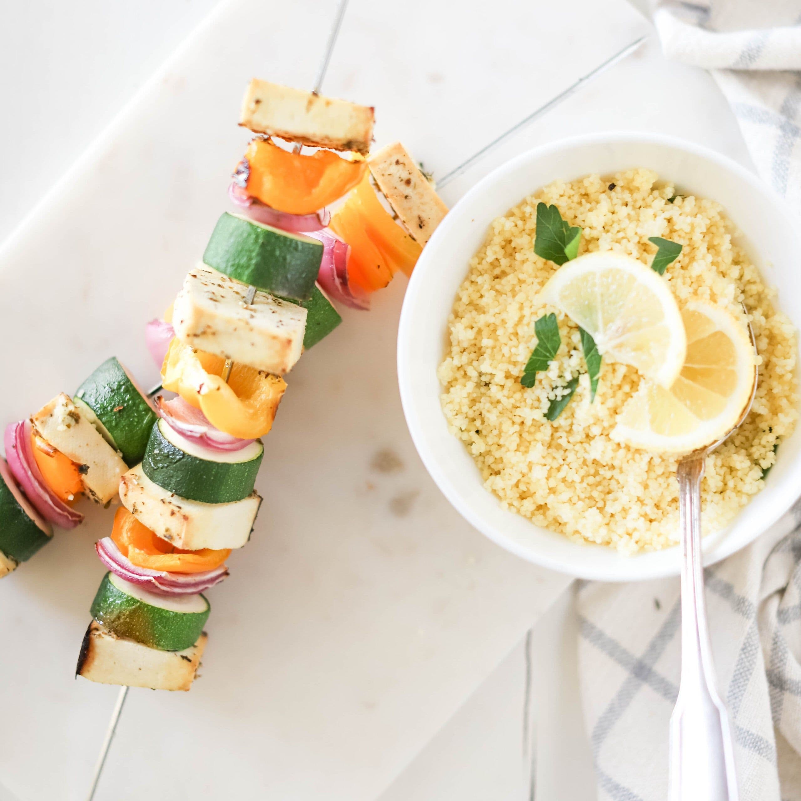 Vegetable Skewers with Couscous banner image
