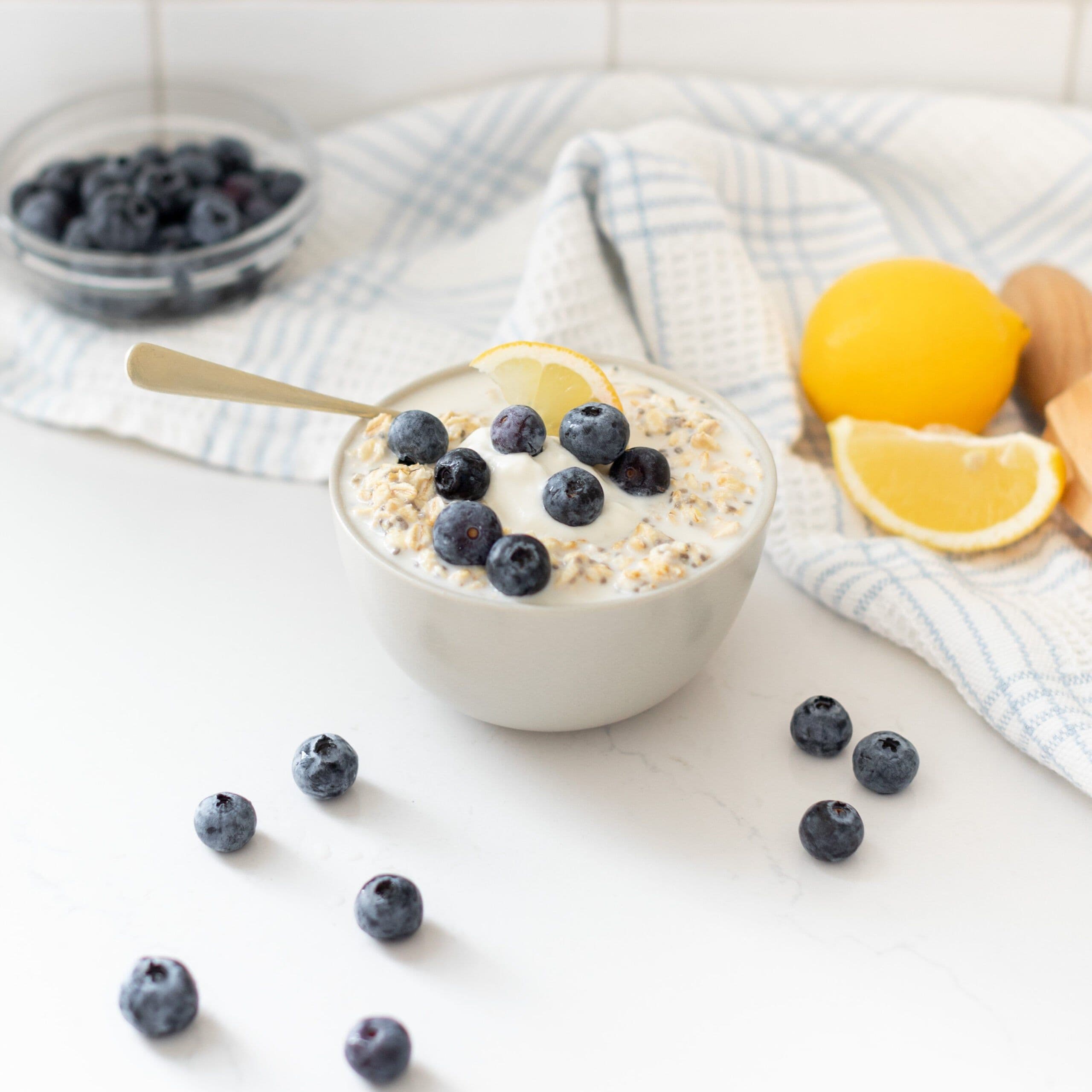 Lemon Blueberry Overnight Oats banner image