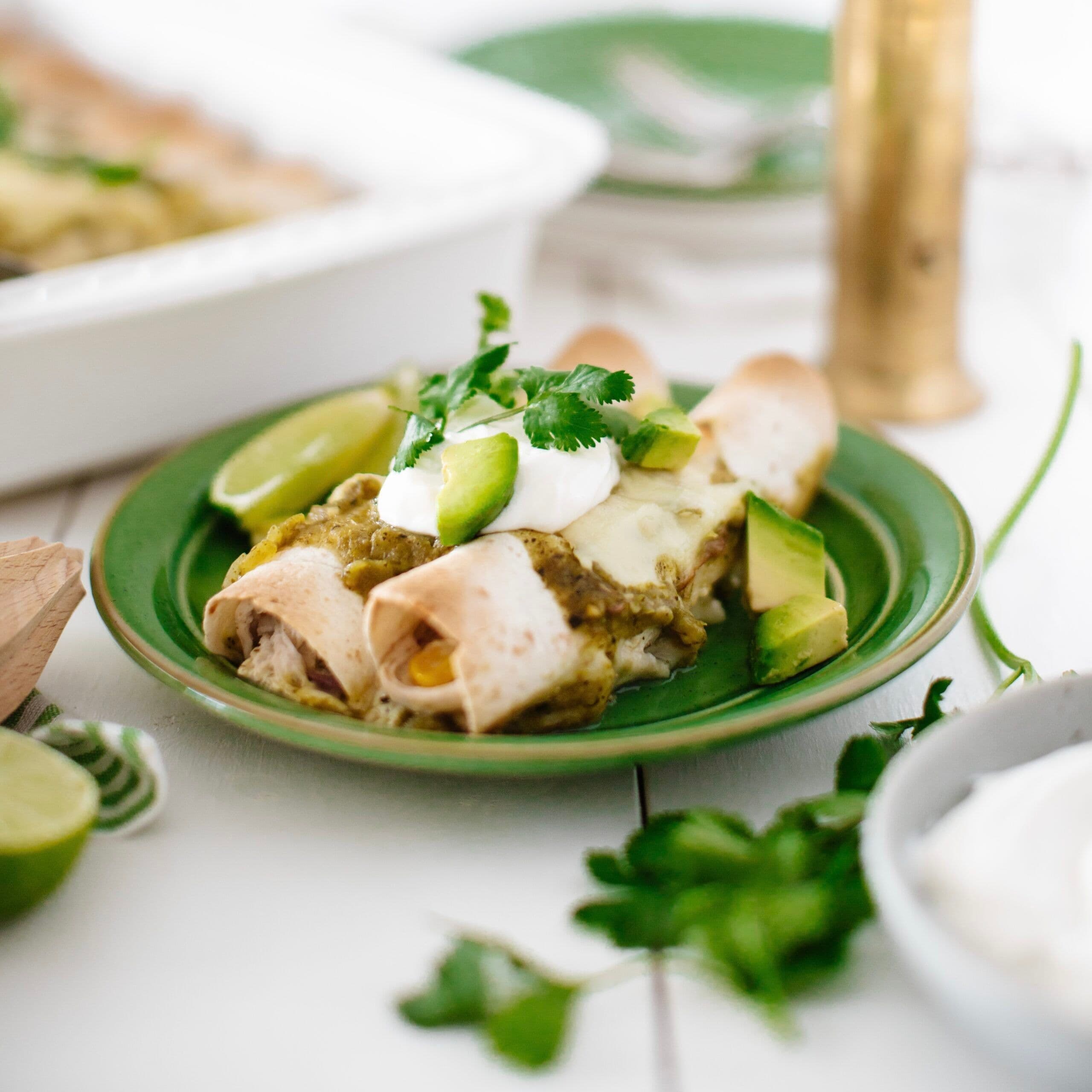 Salsa Verde Enchiladas banner image