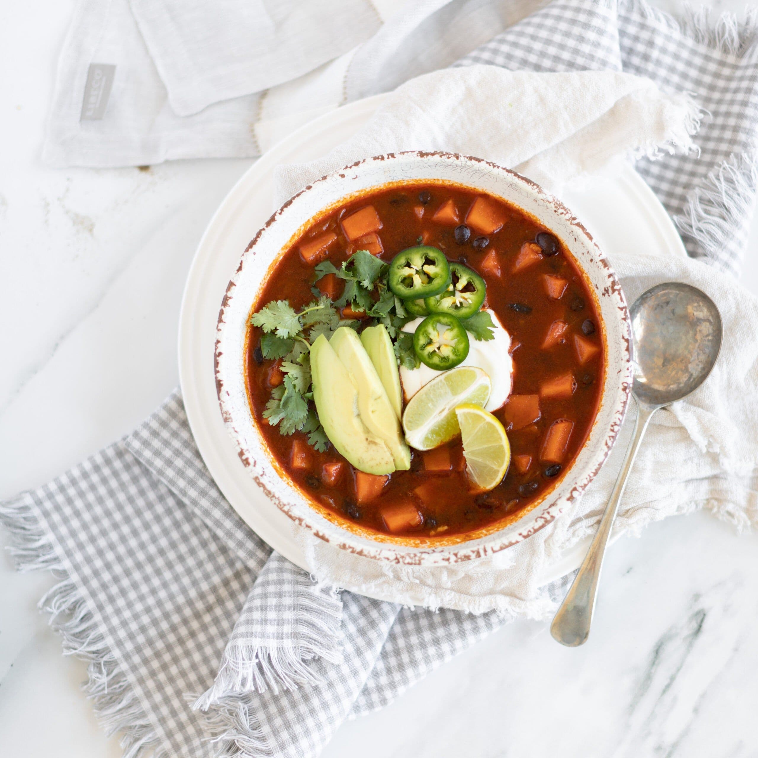 Sweet Potato Black Bean Soup banner image
