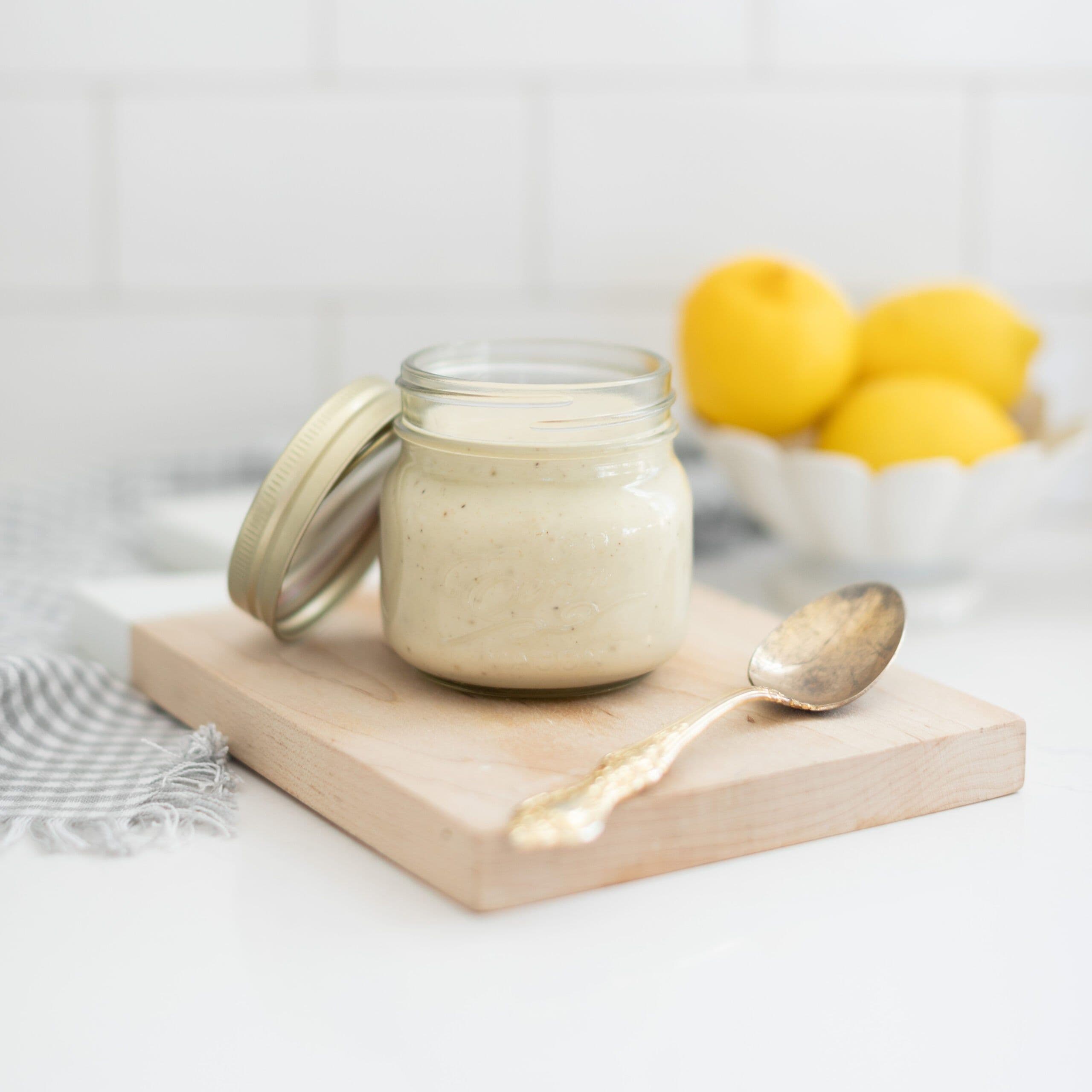 Tahini Garlic Salad Dressing banner image