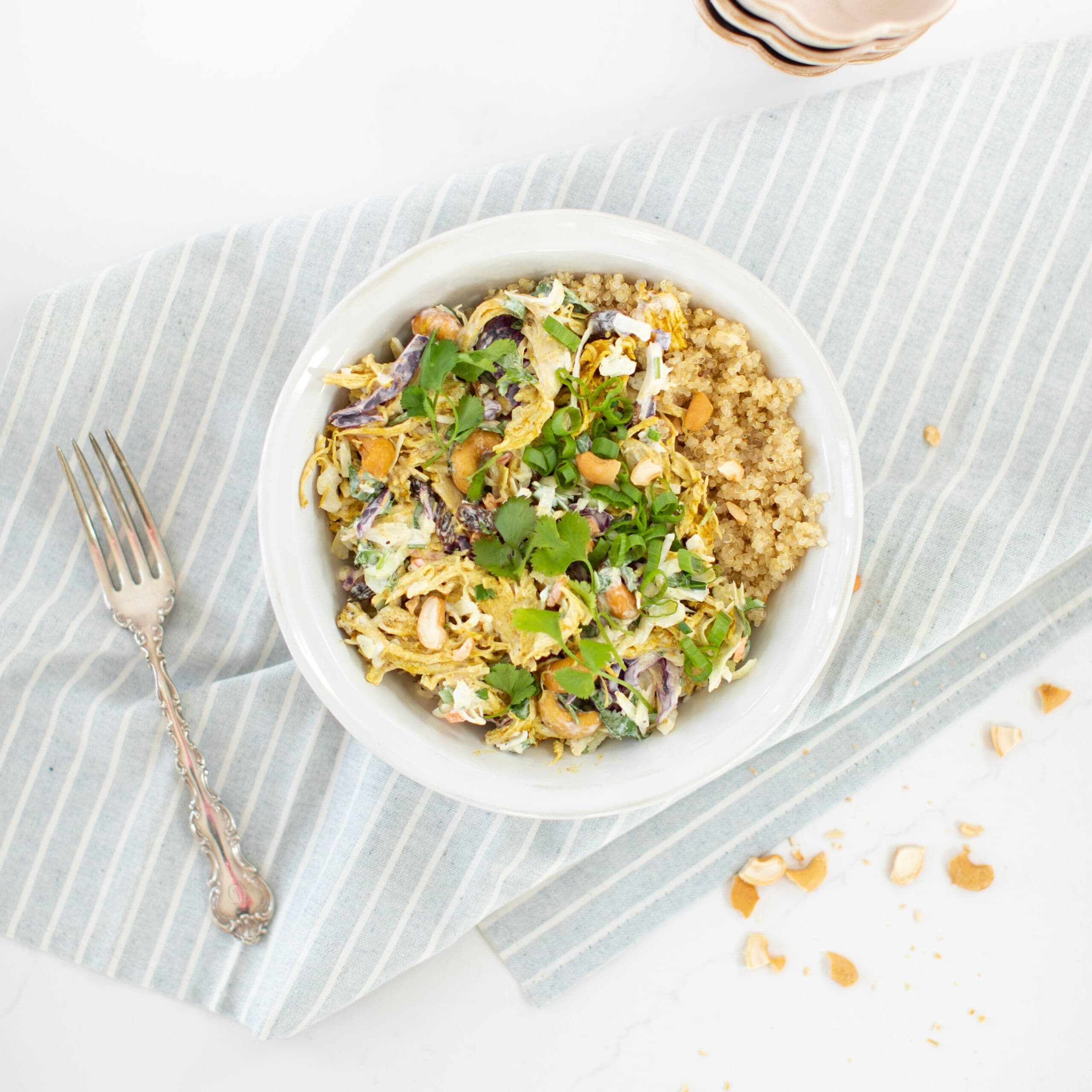 Curry Chicken Quinoa Salad banner image