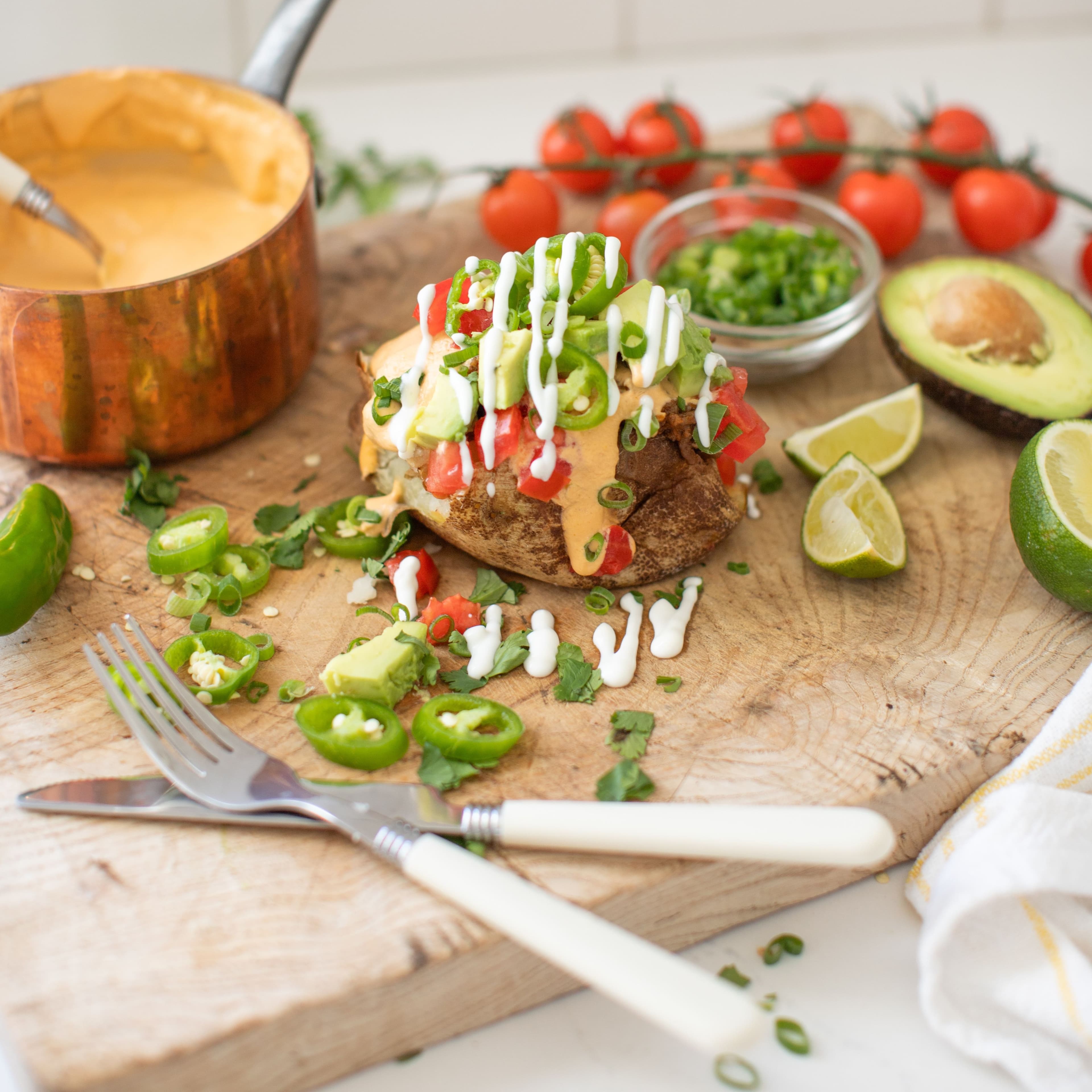 Taco Baked Potatoes banner image
