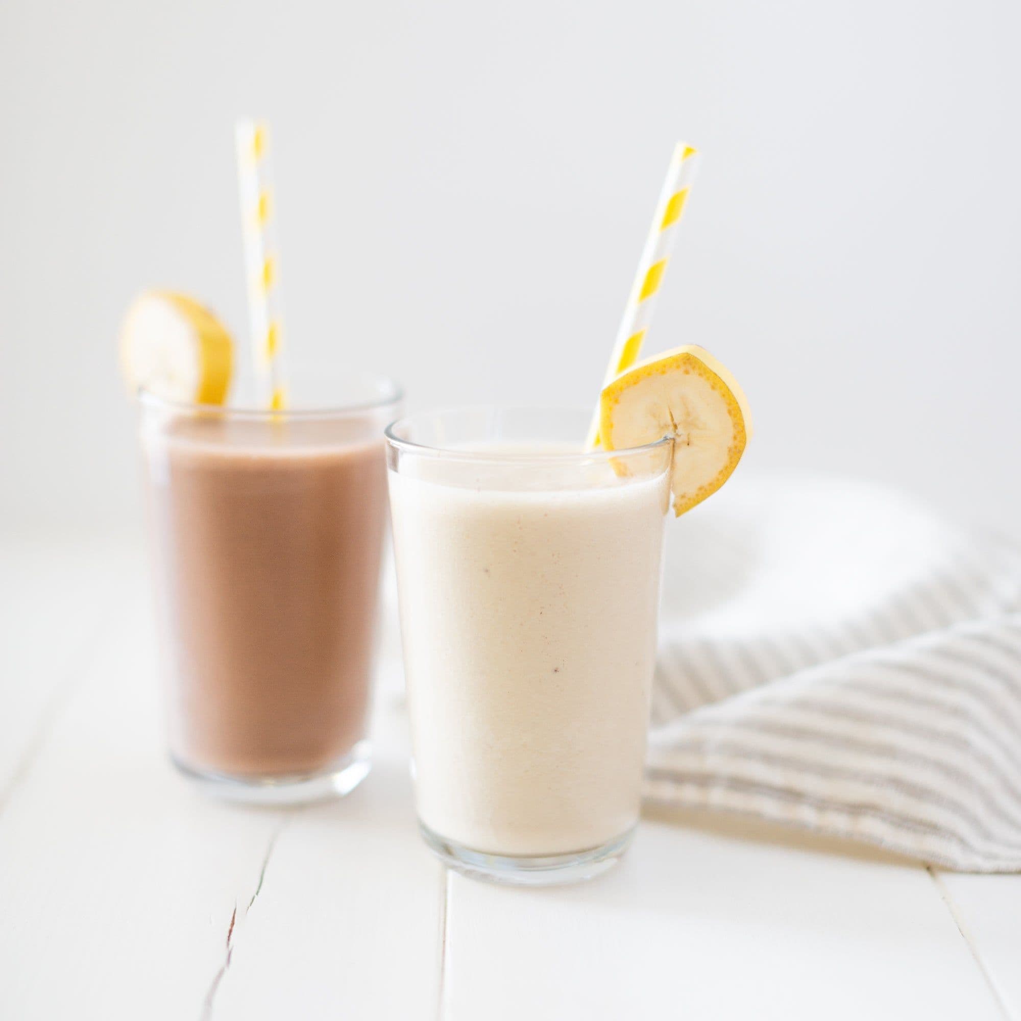 Peanut Butter Cup Smoothies banner image