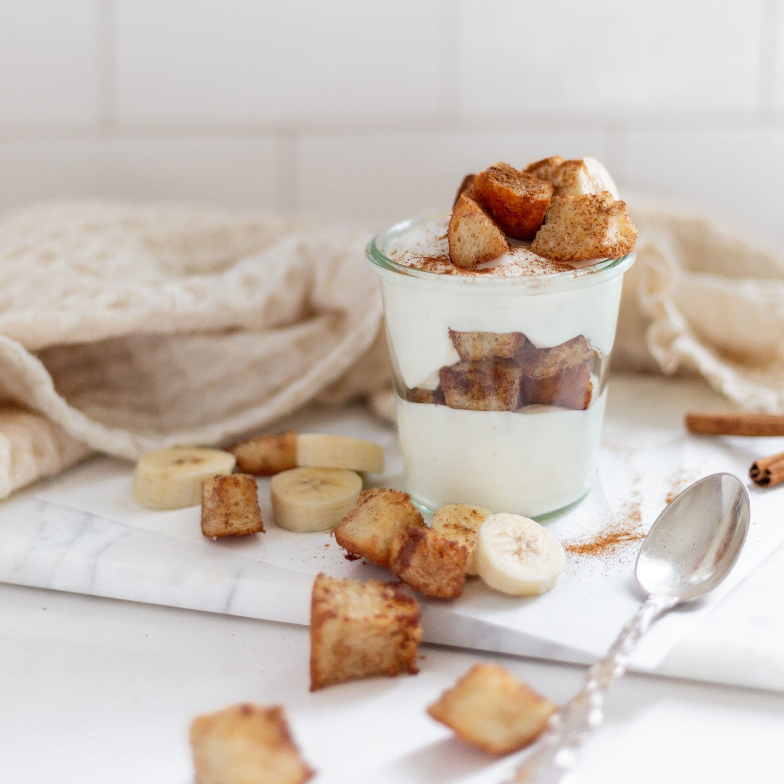 Churro Breakfast Parfaits banner image