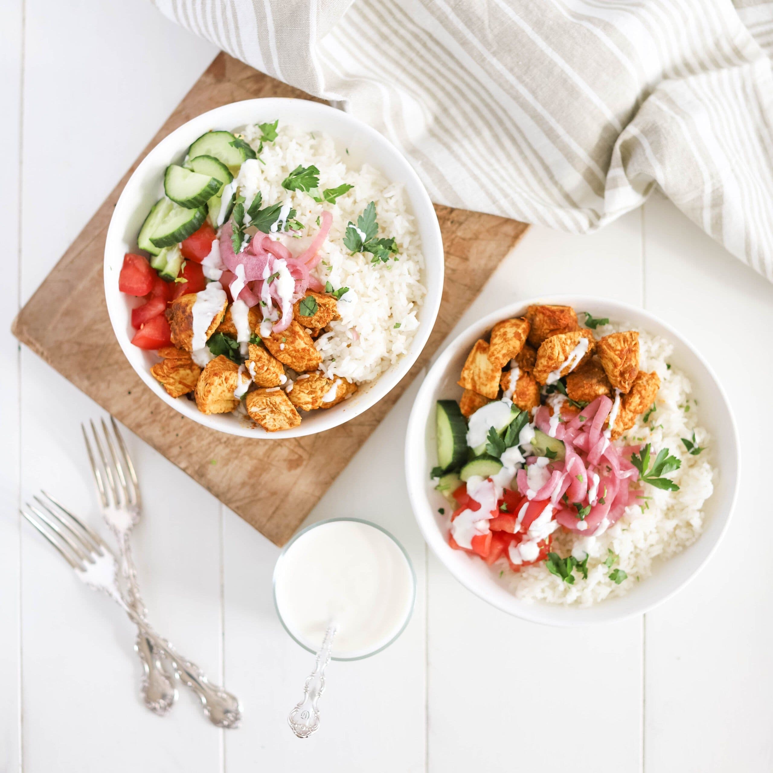 Chicken Shawarma Bowls banner image