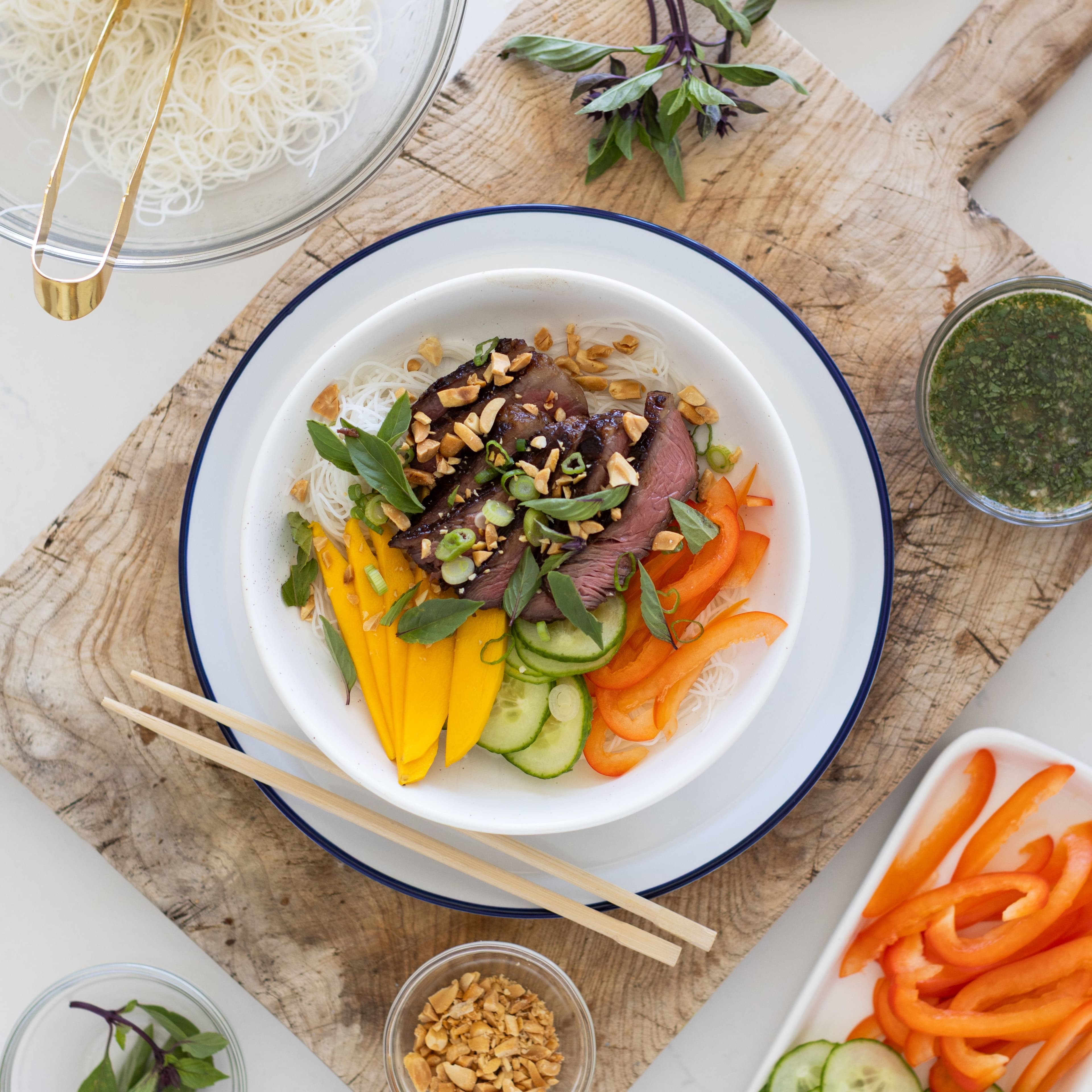 Thai-Inspired Steak Vermicelli Bowls banner image