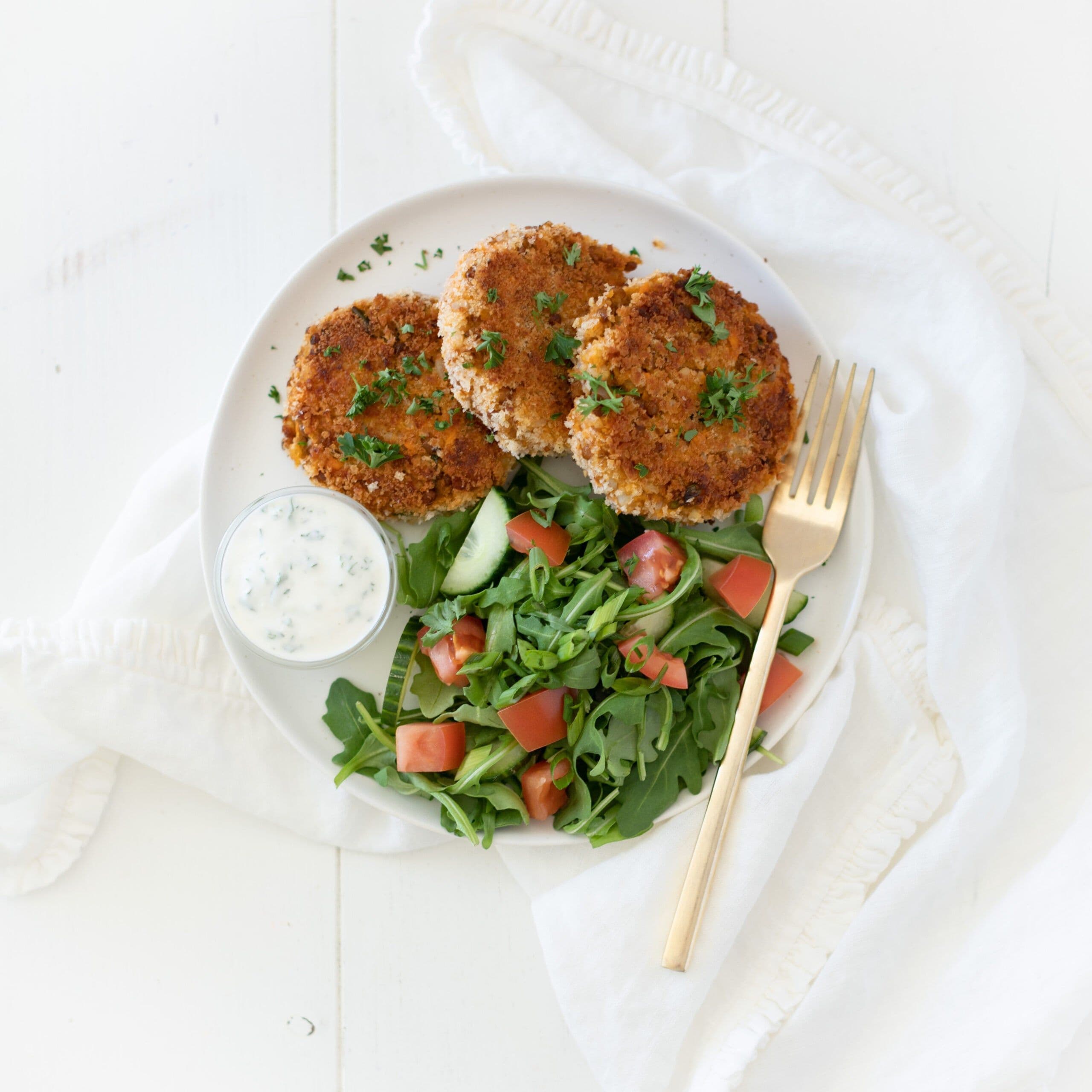 Red Curry Sweet Potato Patties banner image