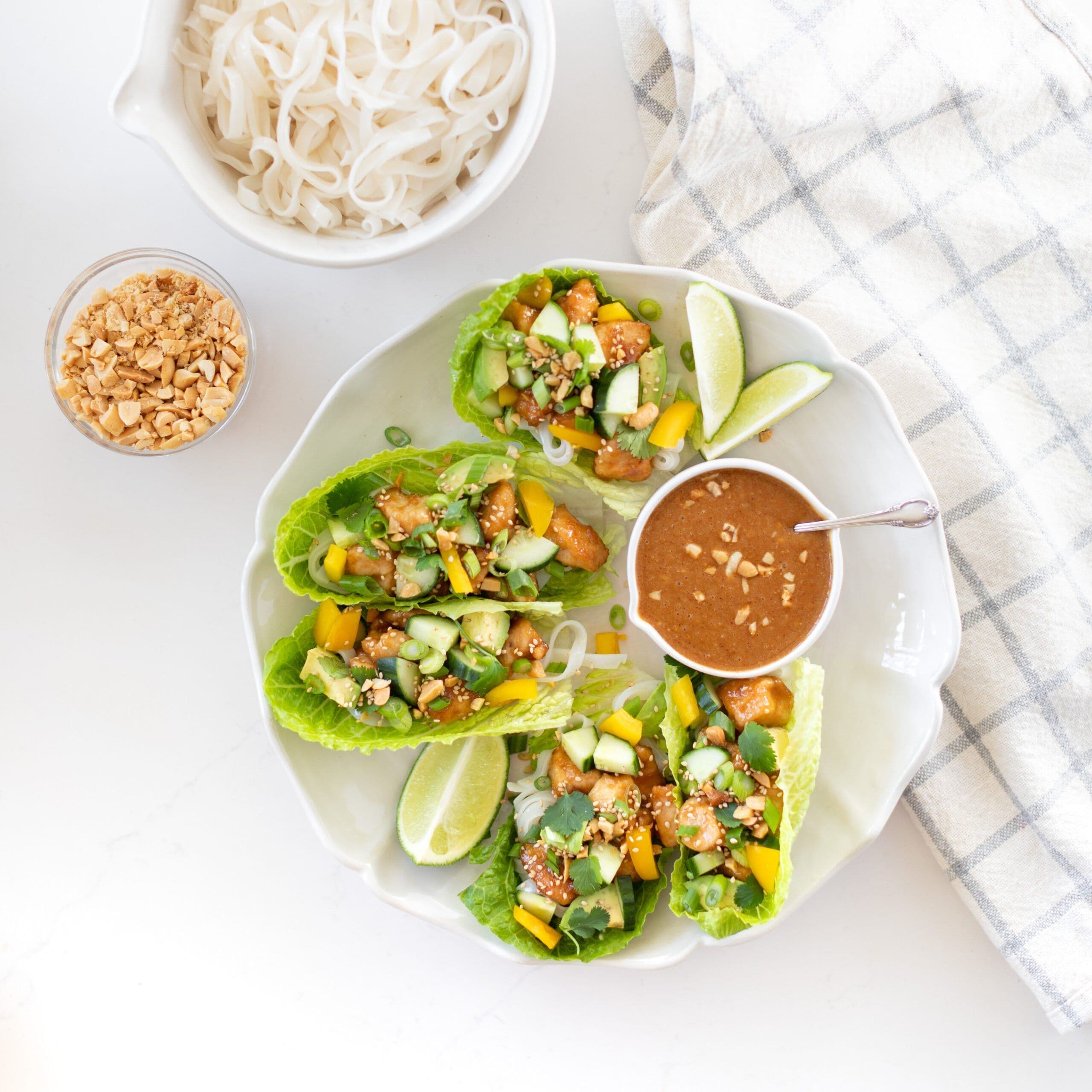 Sesame Chicken Lettuce Wraps banner image