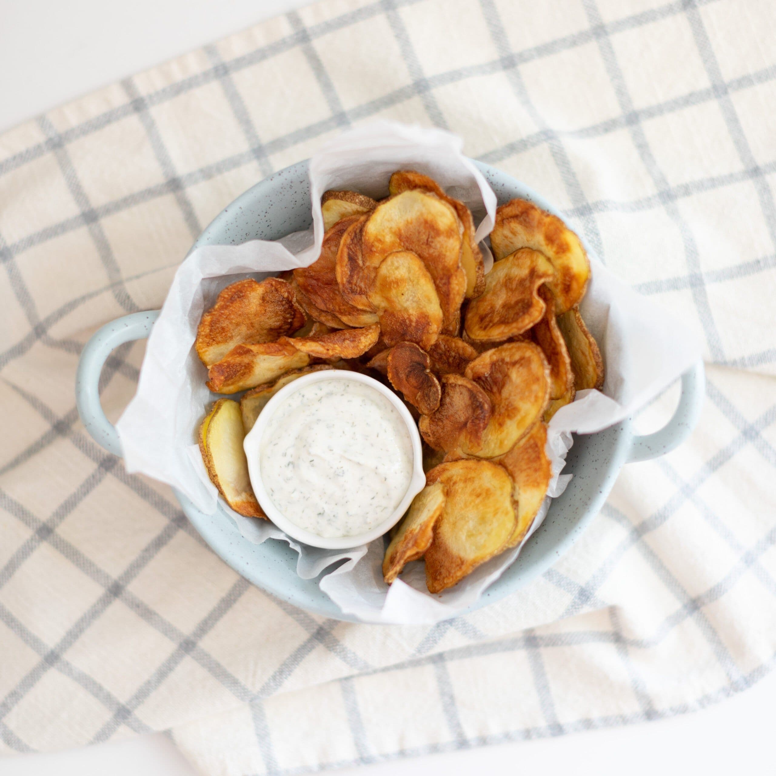 Air Fryer Potato Chips banner image