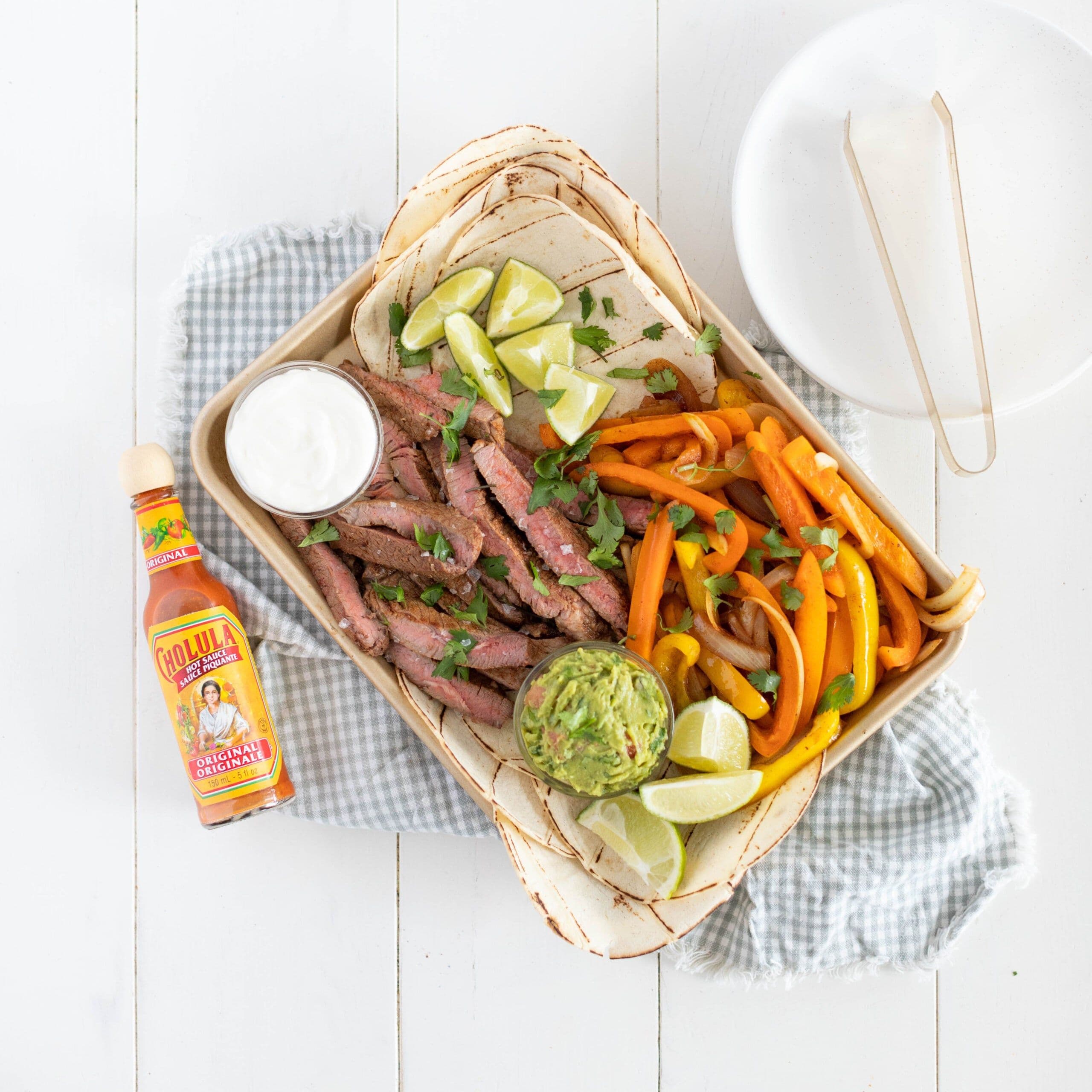 Skillet Steak Fajitas banner image