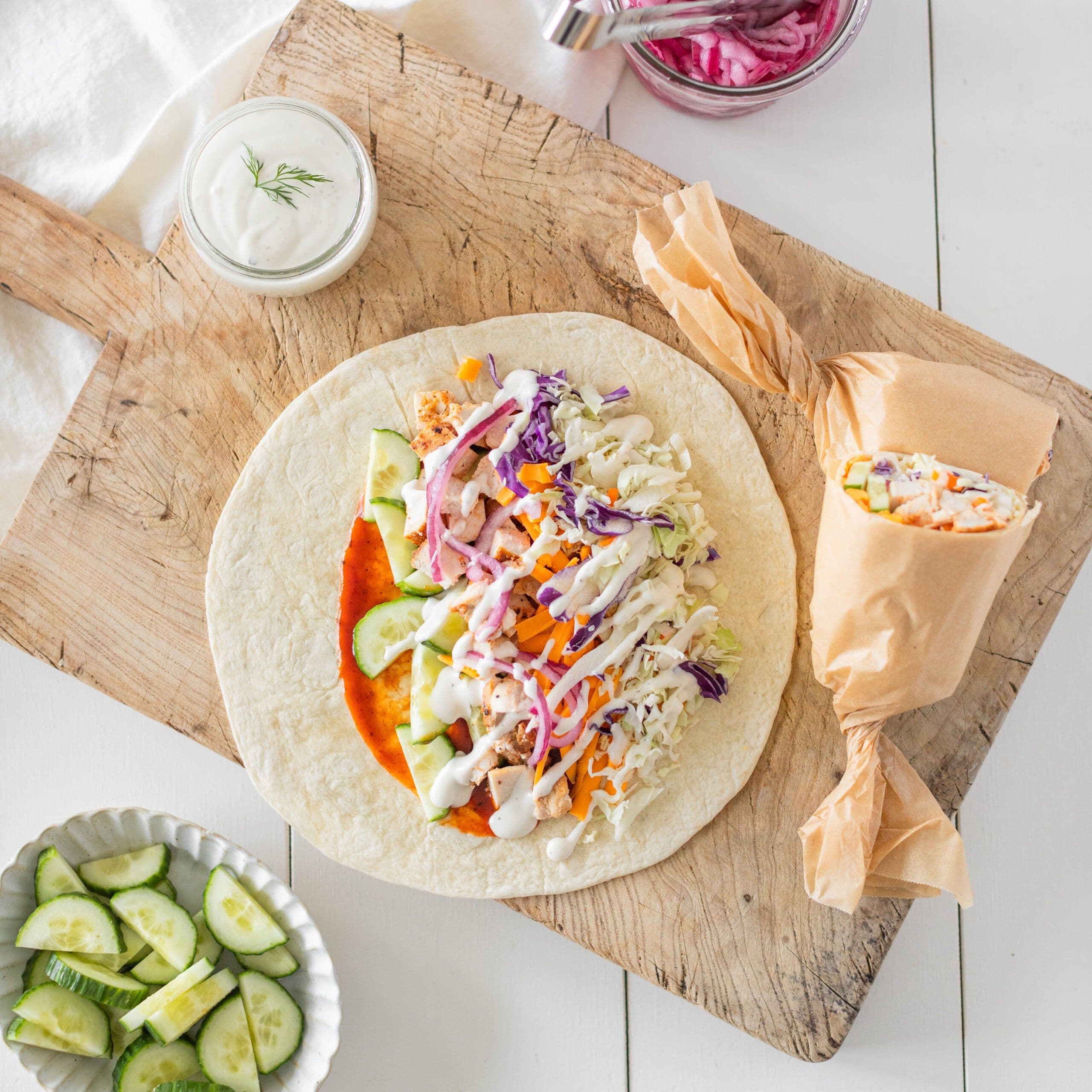 BBQ Chicken Wraps banner image