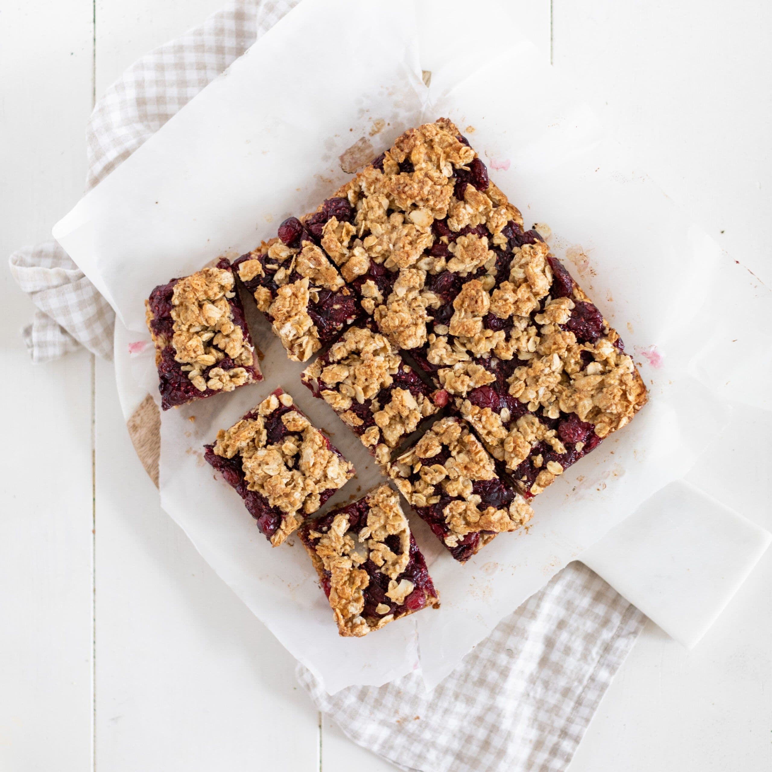 Cranberry Crumble Bars banner image