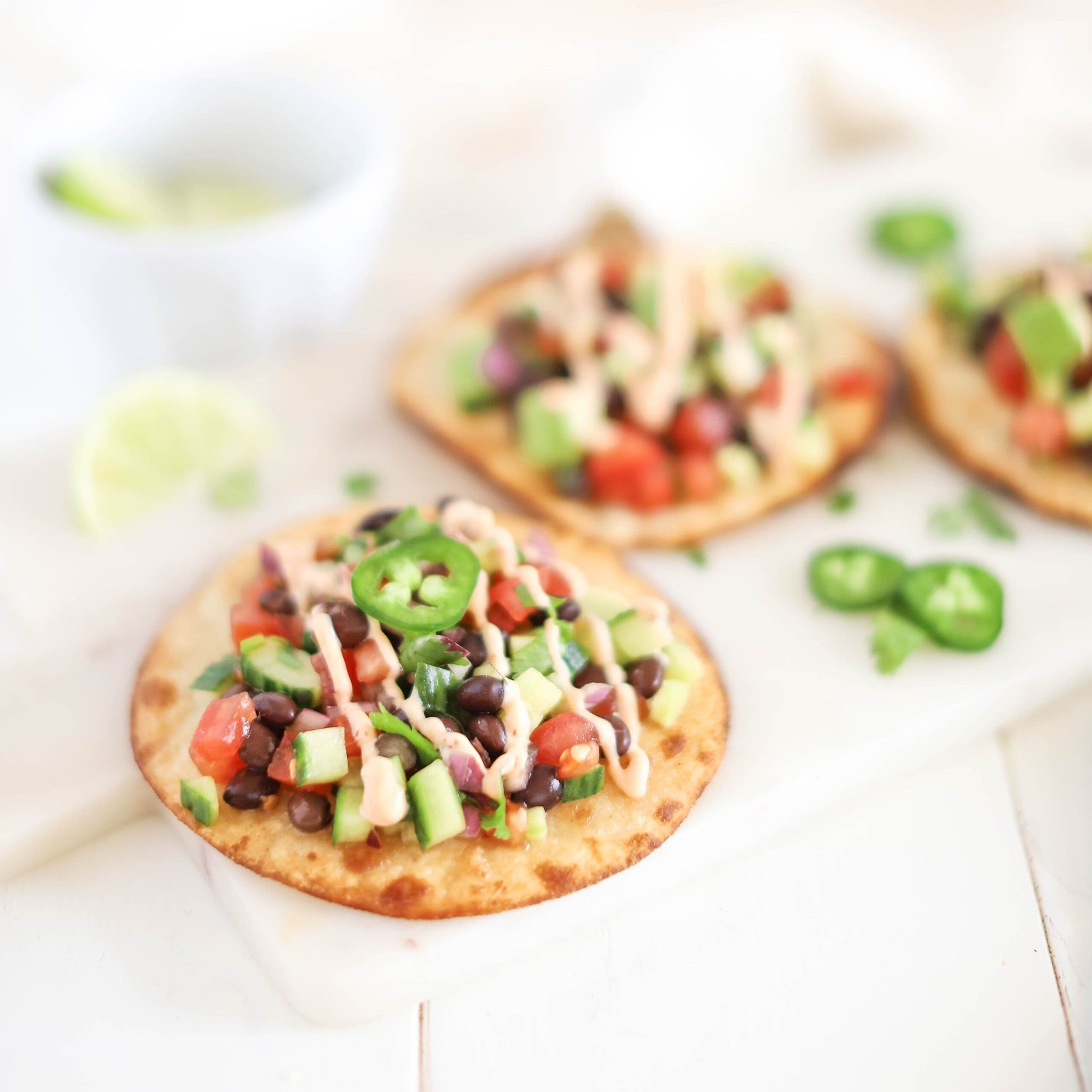 Black Bean Tostadas banner image