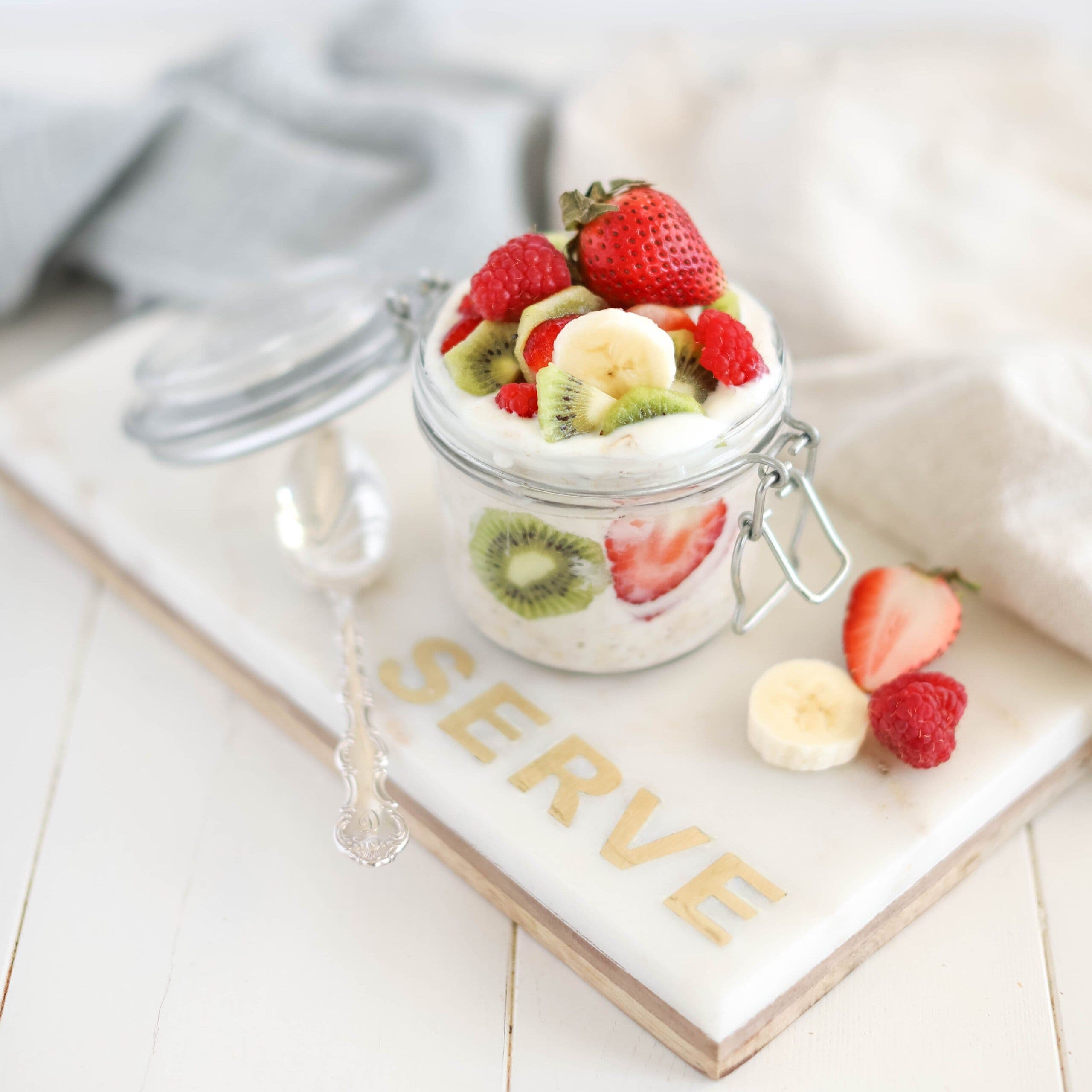 Fruit Salad Overnight Oats banner image