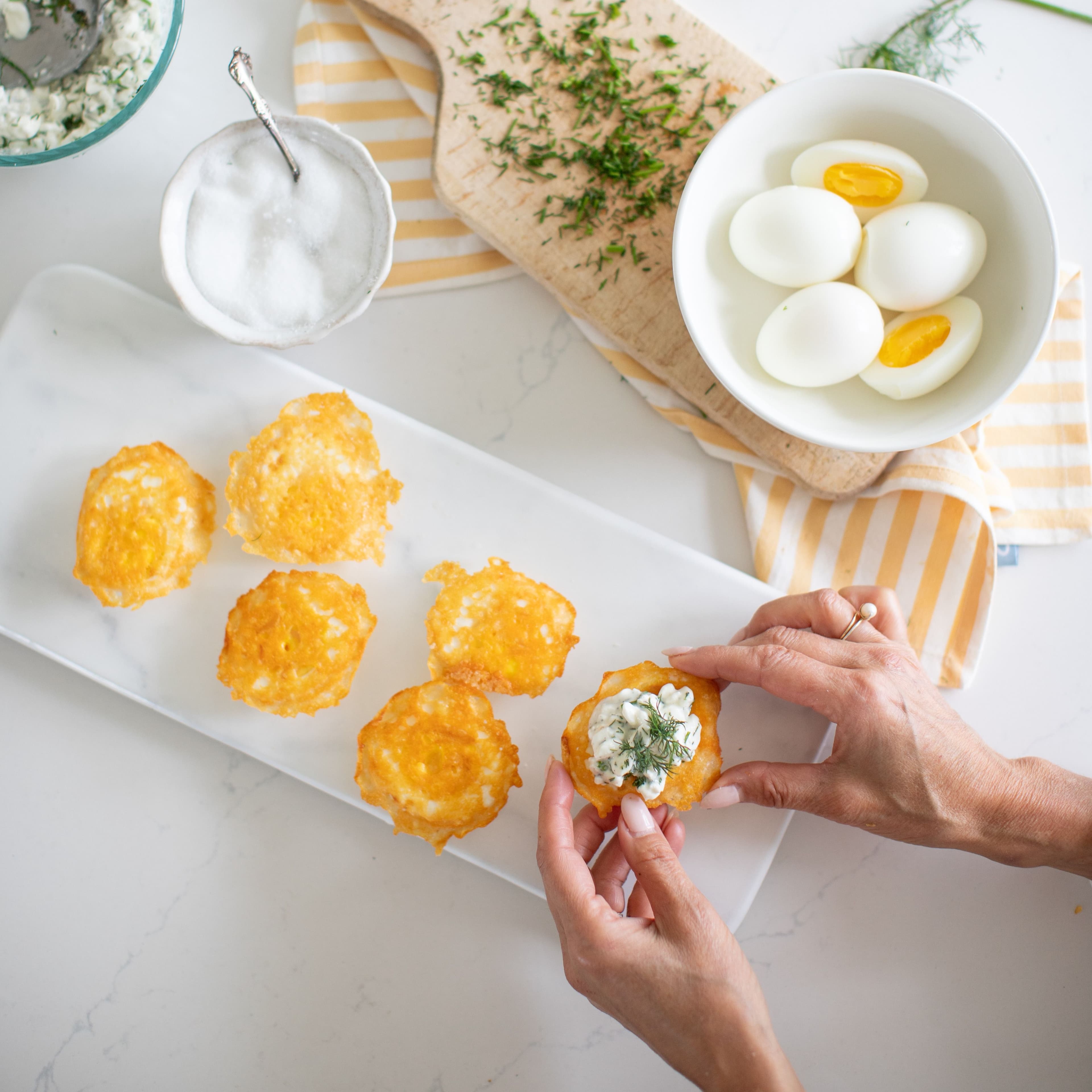 Crispy Parmesan Eggs banner image