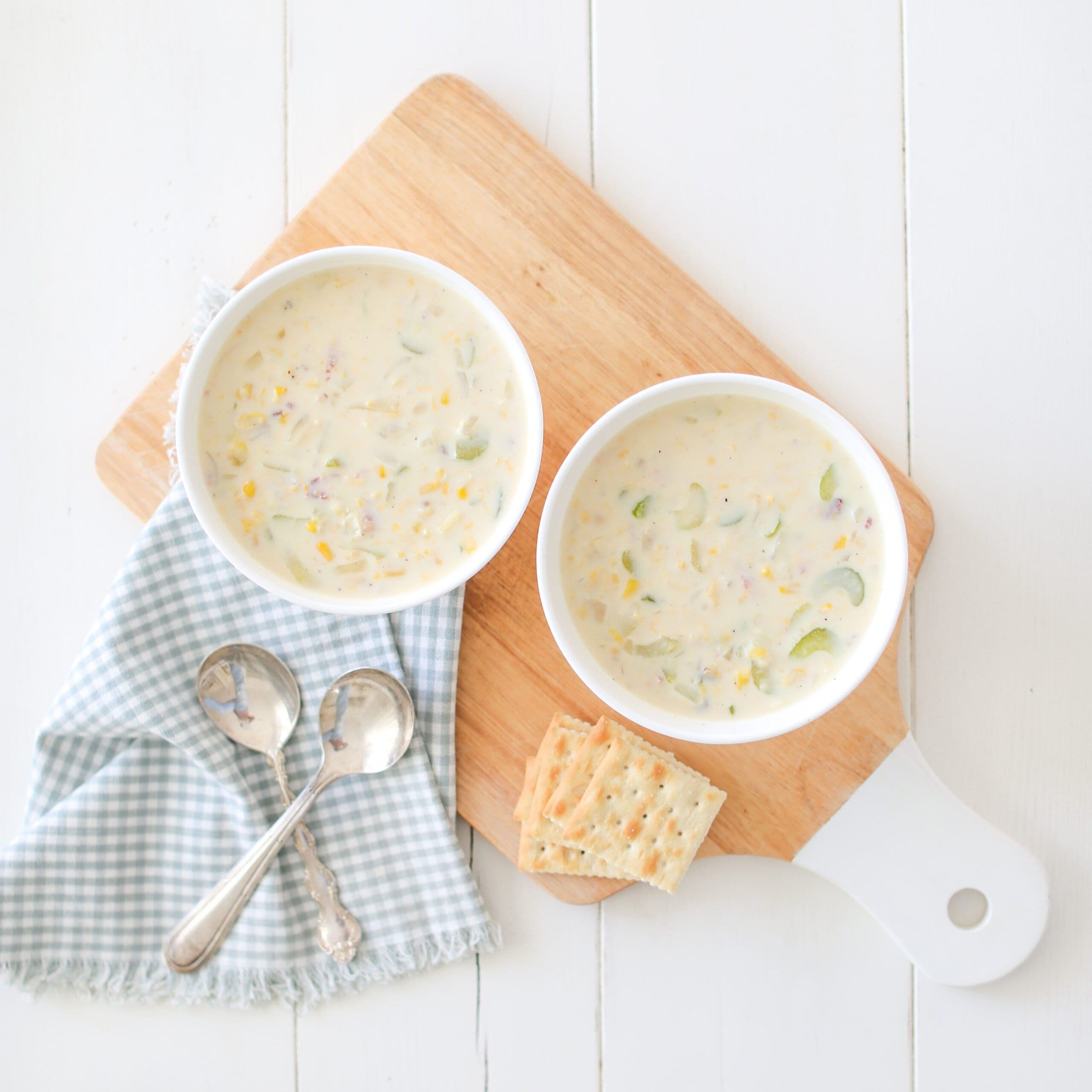 10 Minute Corn Chowder banner image