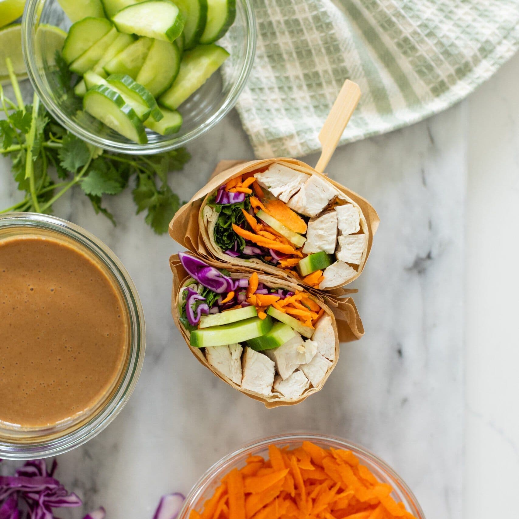 Thai Chicken Wraps banner image
