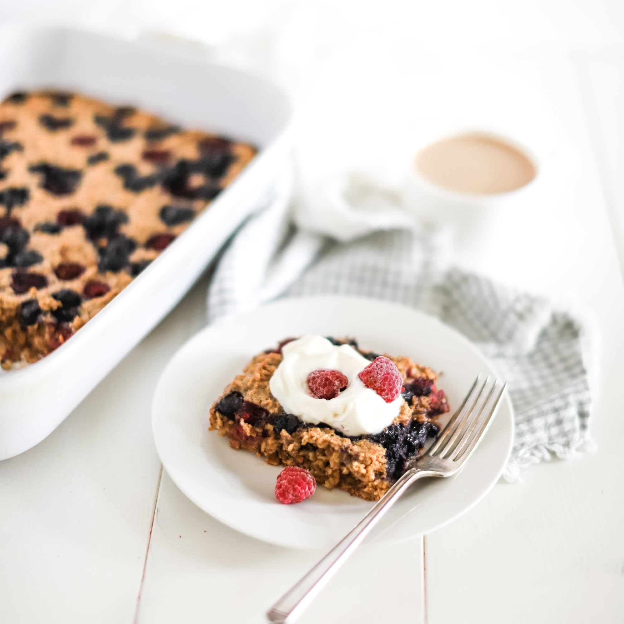 Berry Baked Oatmeal banner image