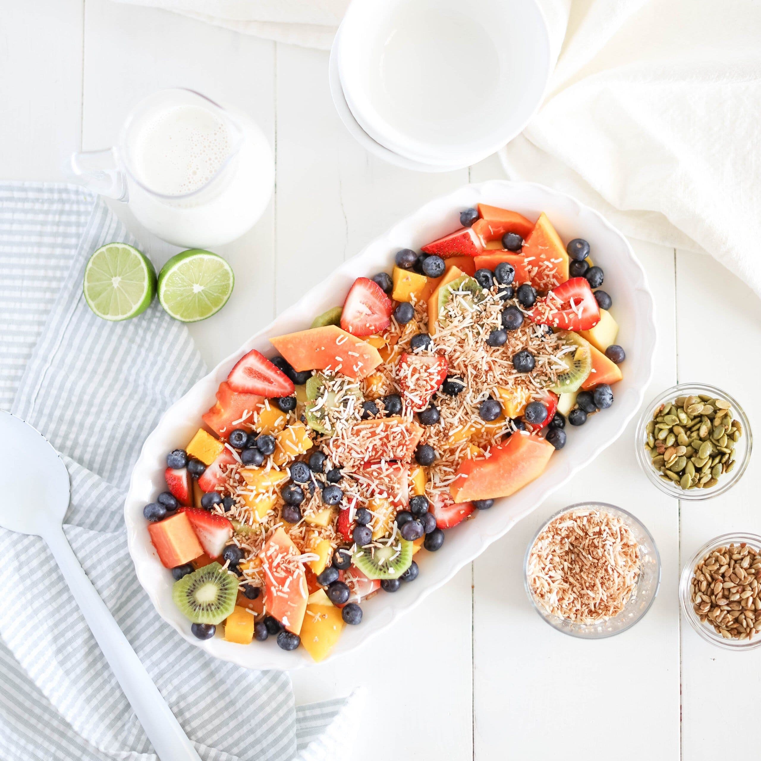 Coconut Lime Fruit Salad banner image