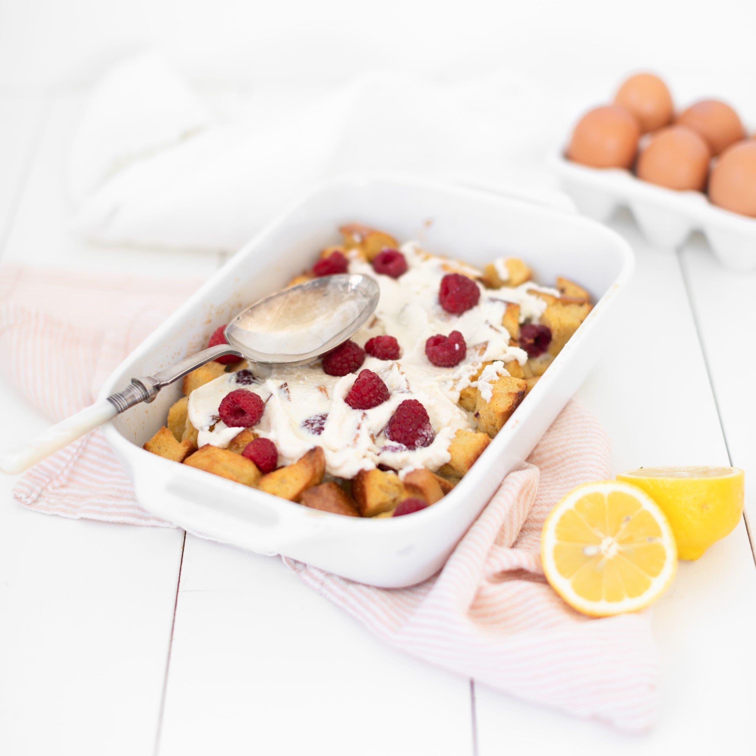 Raspberry Lemon Baked French Toast banner image