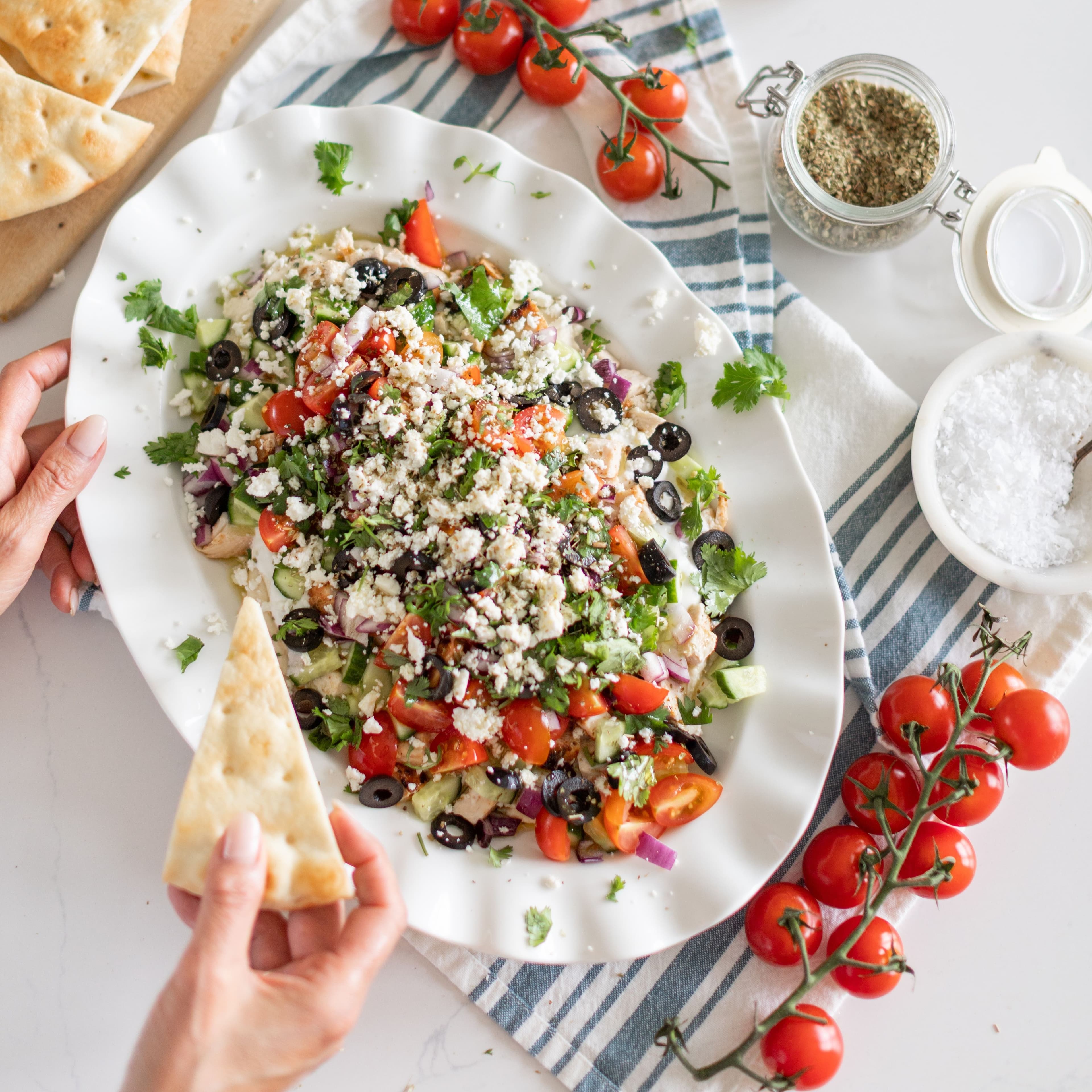 Layered Greek Chicken Dip banner image