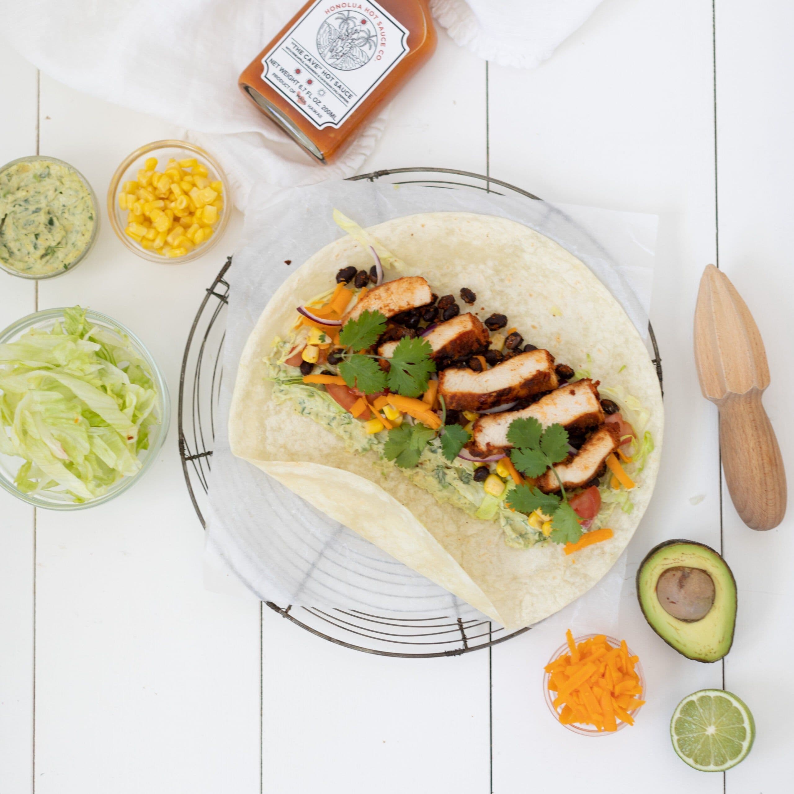 Southwest Chicken Wraps banner image