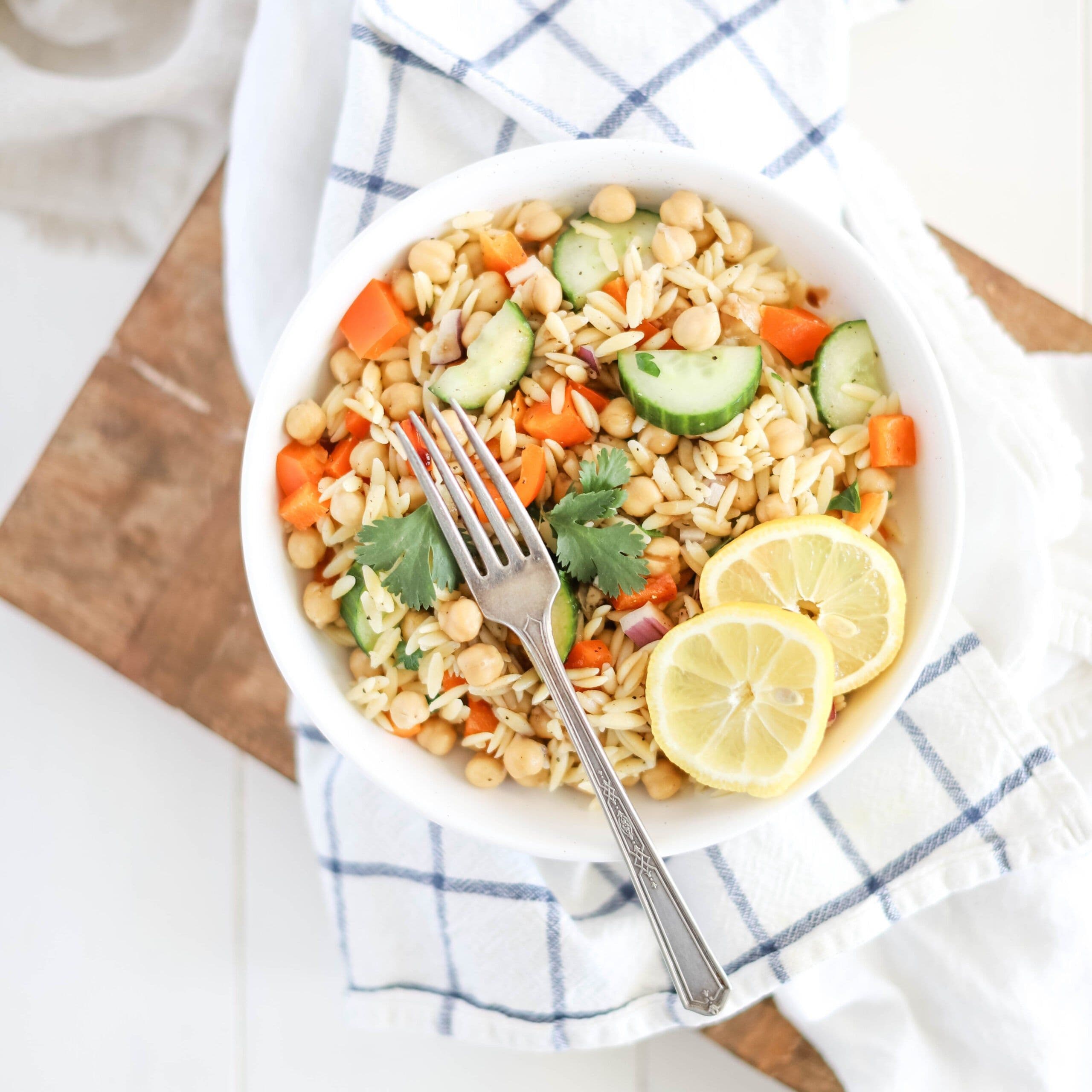 Lemony Orzo Pasta Salad banner image