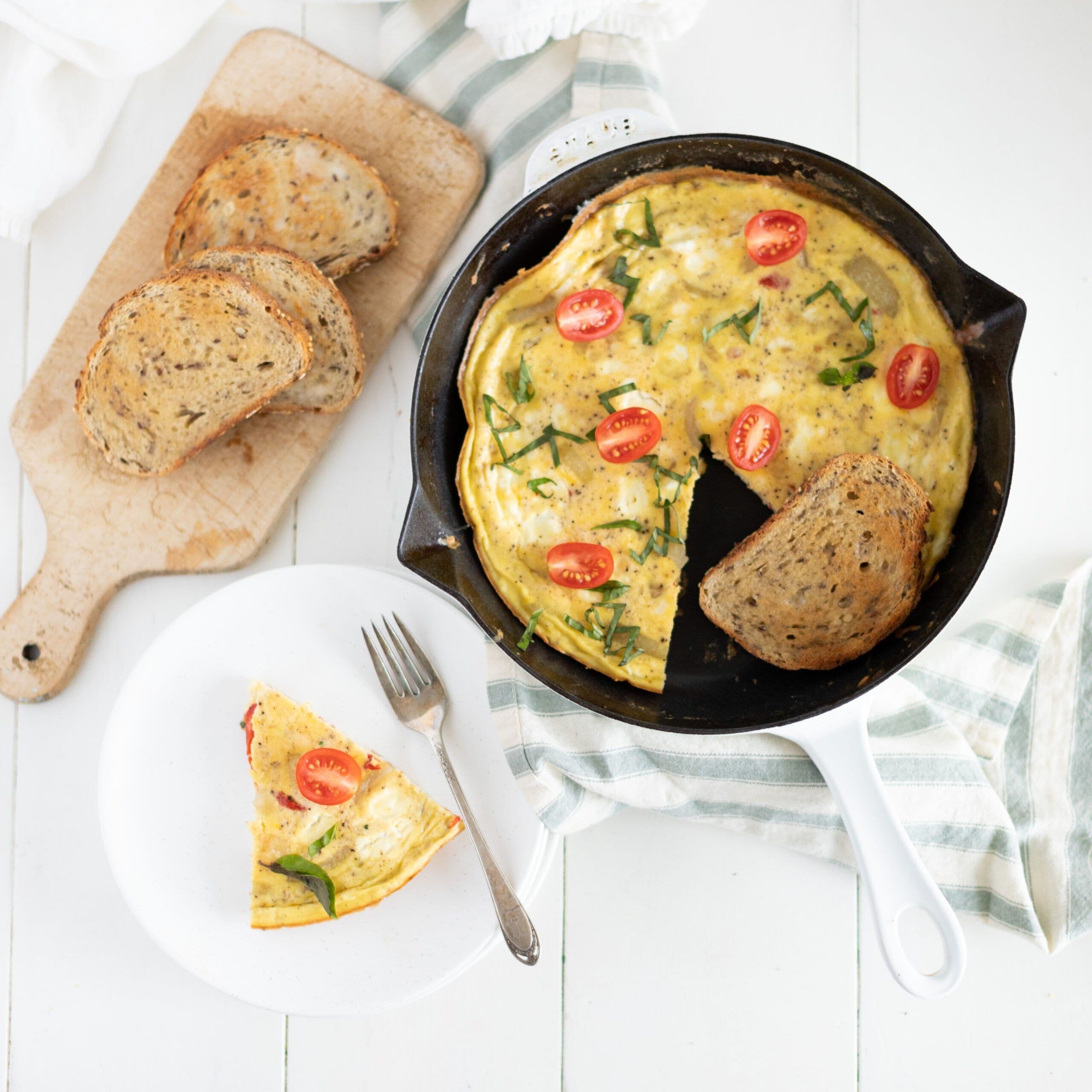 Roasted Red Pepper Frittata banner image