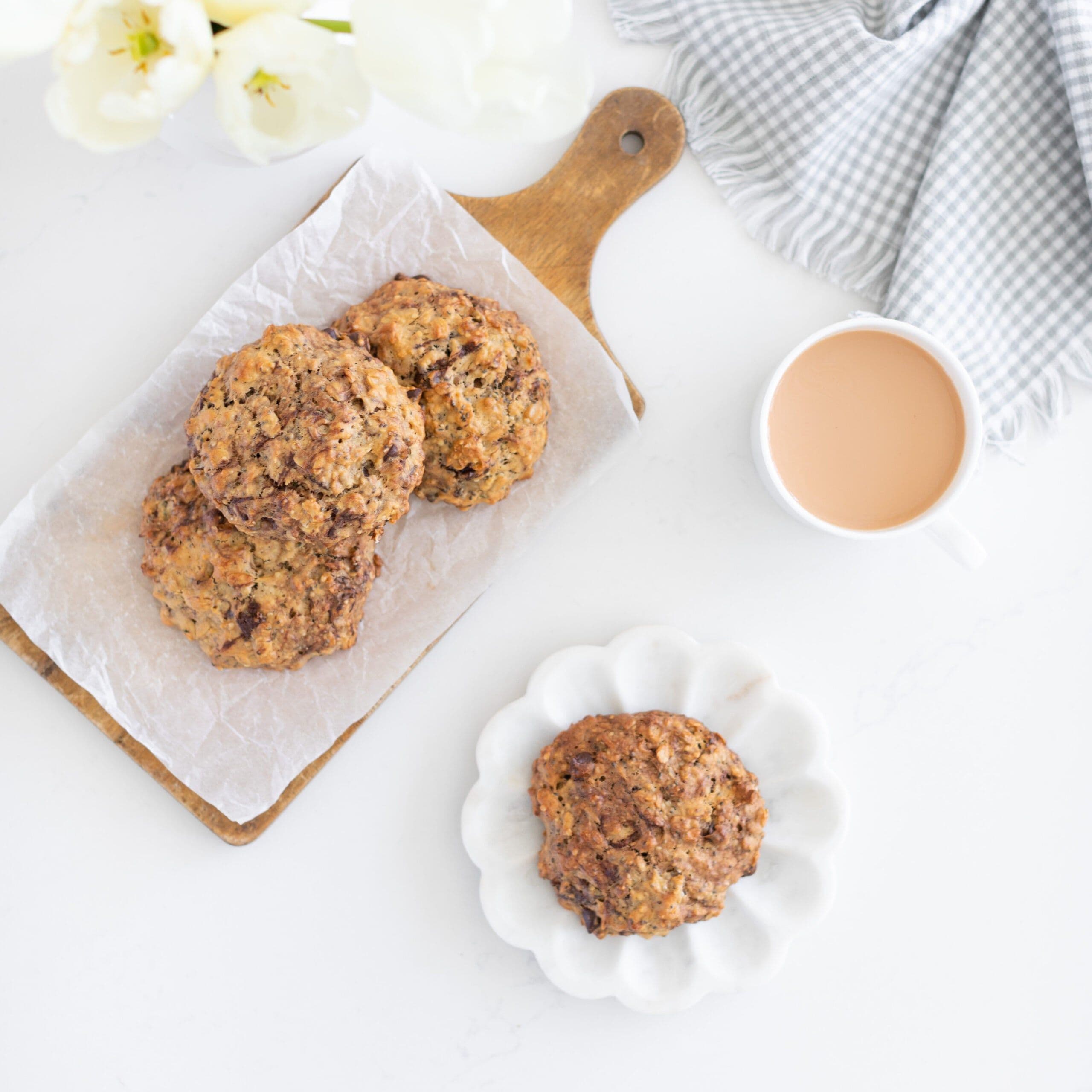 Peanut Butter Banana Breakfast Cookies banner image