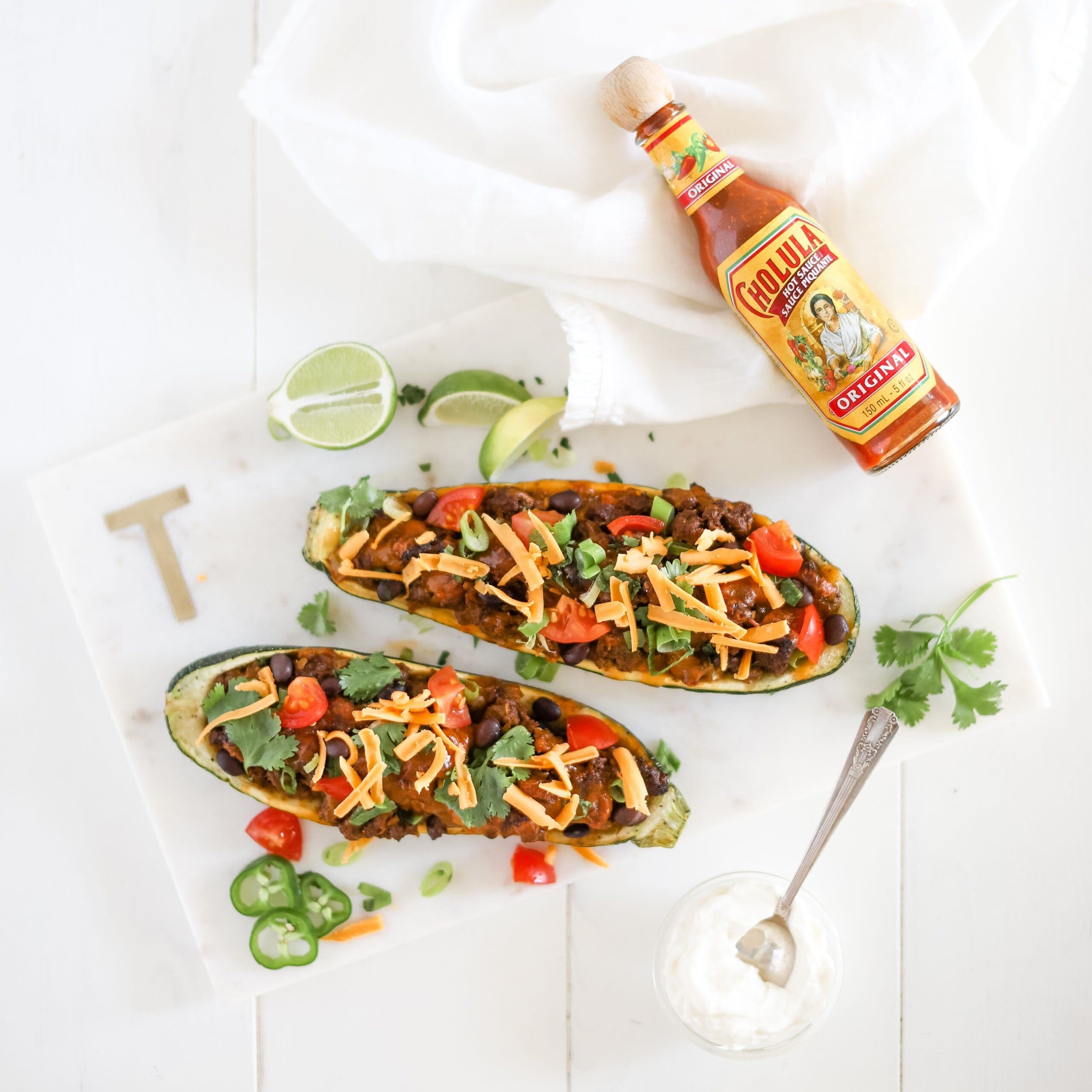 Zucchini Taco Boats banner image