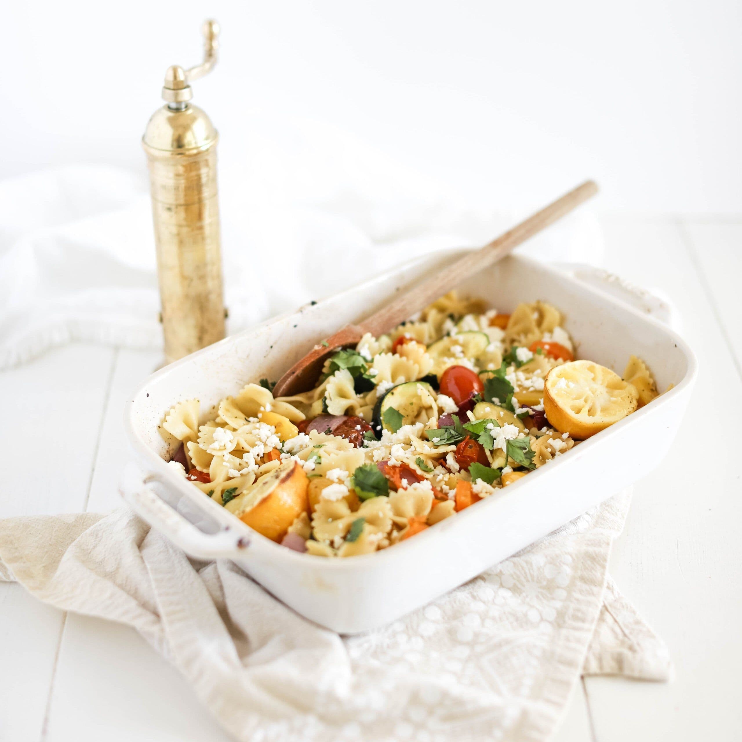 Roasted Veggie Pasta banner image