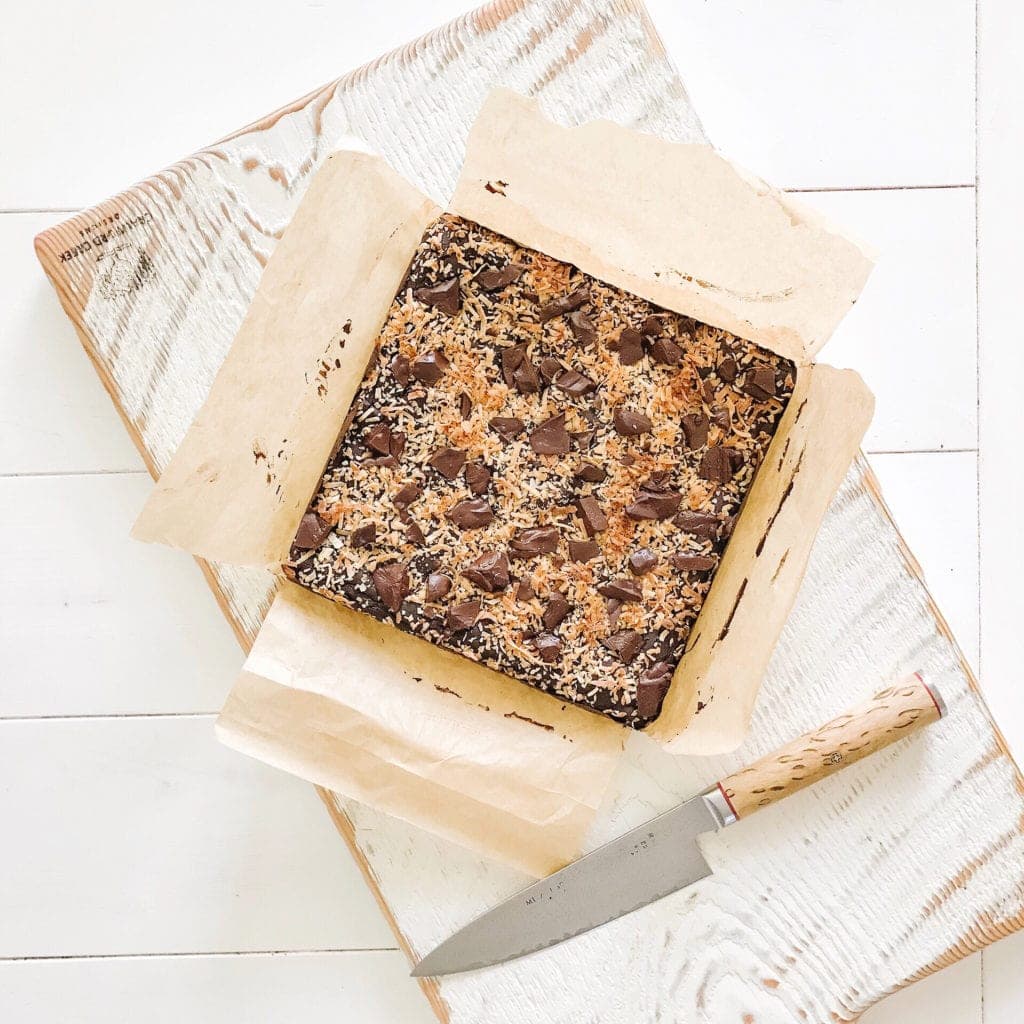 Coconut Black Bean Brownies banner image