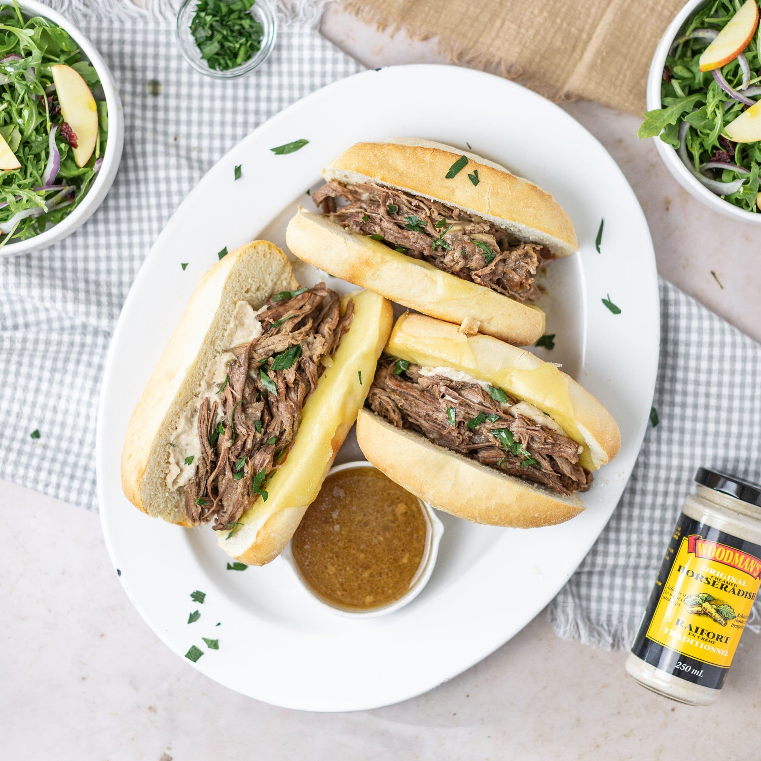 Slow Cooker French Dips banner image