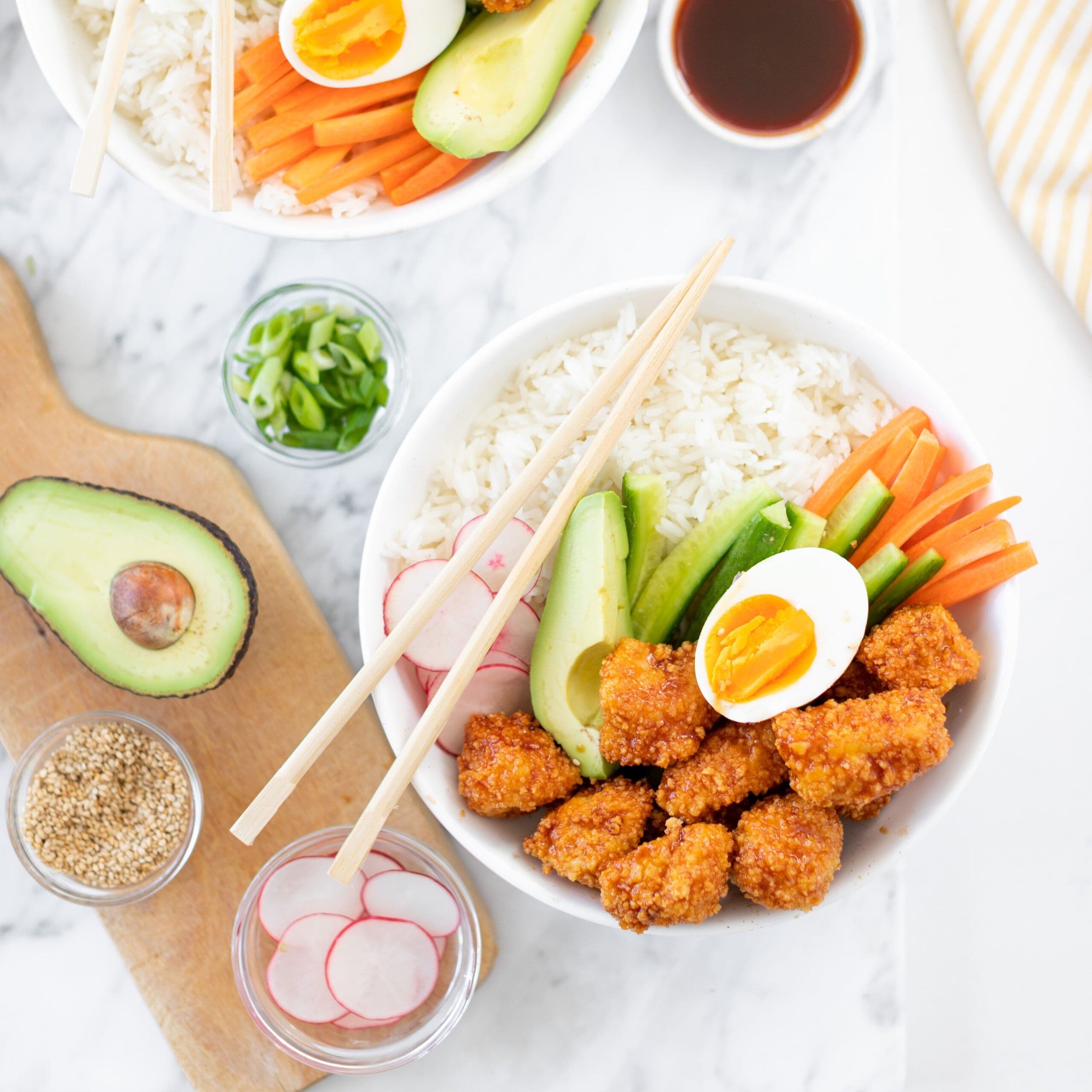 Air Fryer Korean Chicken Bowls banner image