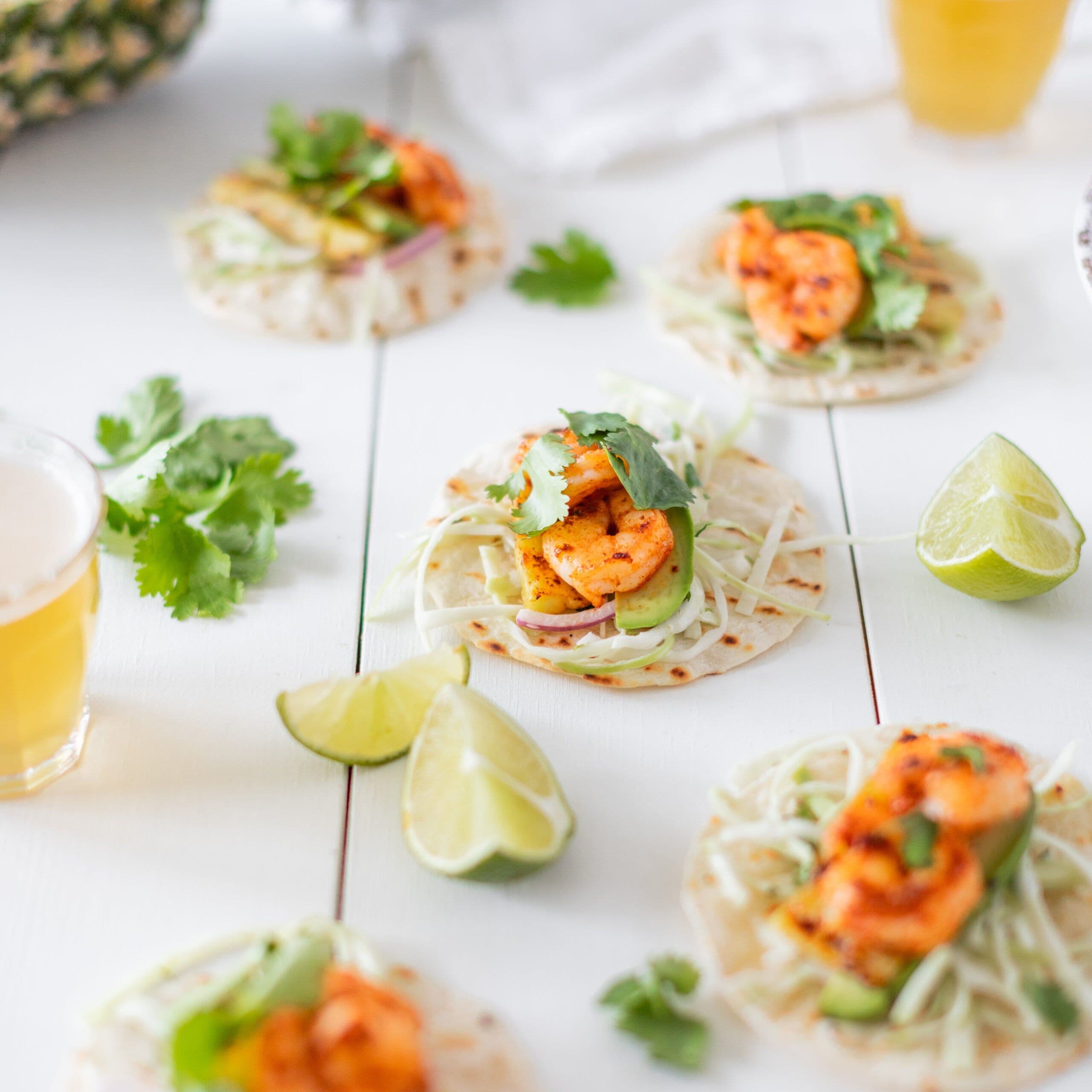 Pineapple Shrimp Tacos banner image
