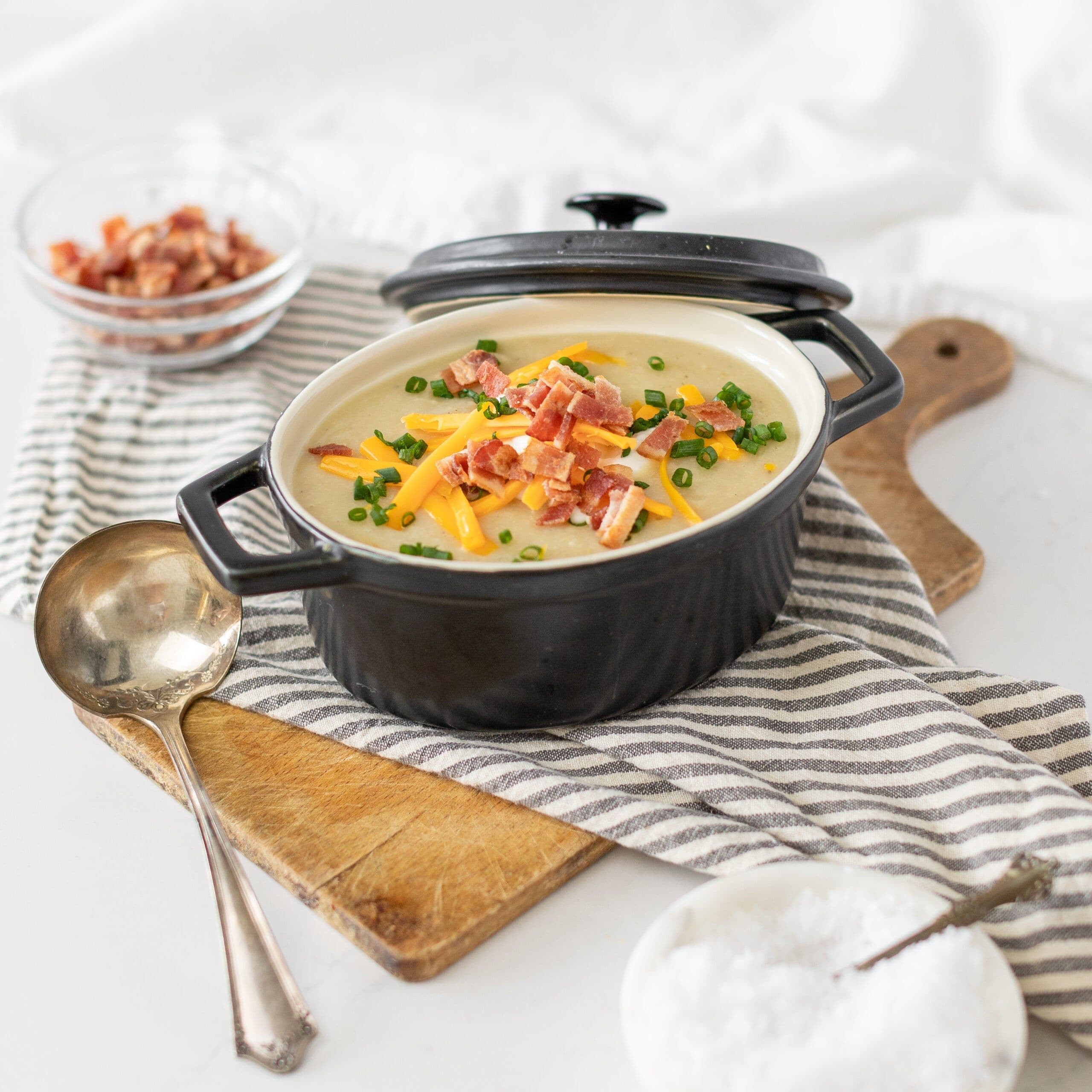 Slow Cooker Baked Potato Soup banner image