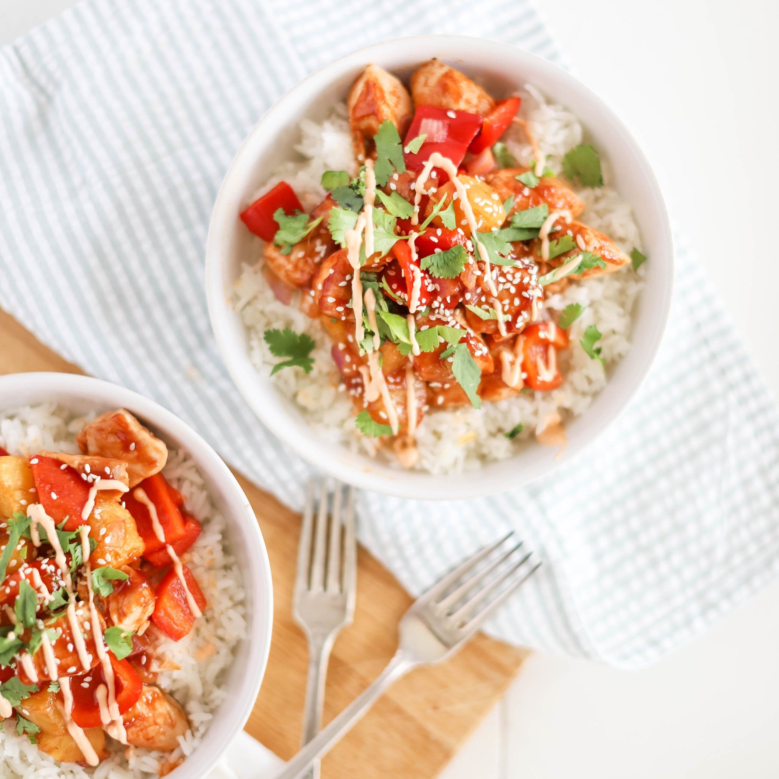 Hawaiian Chicken Bowls banner image