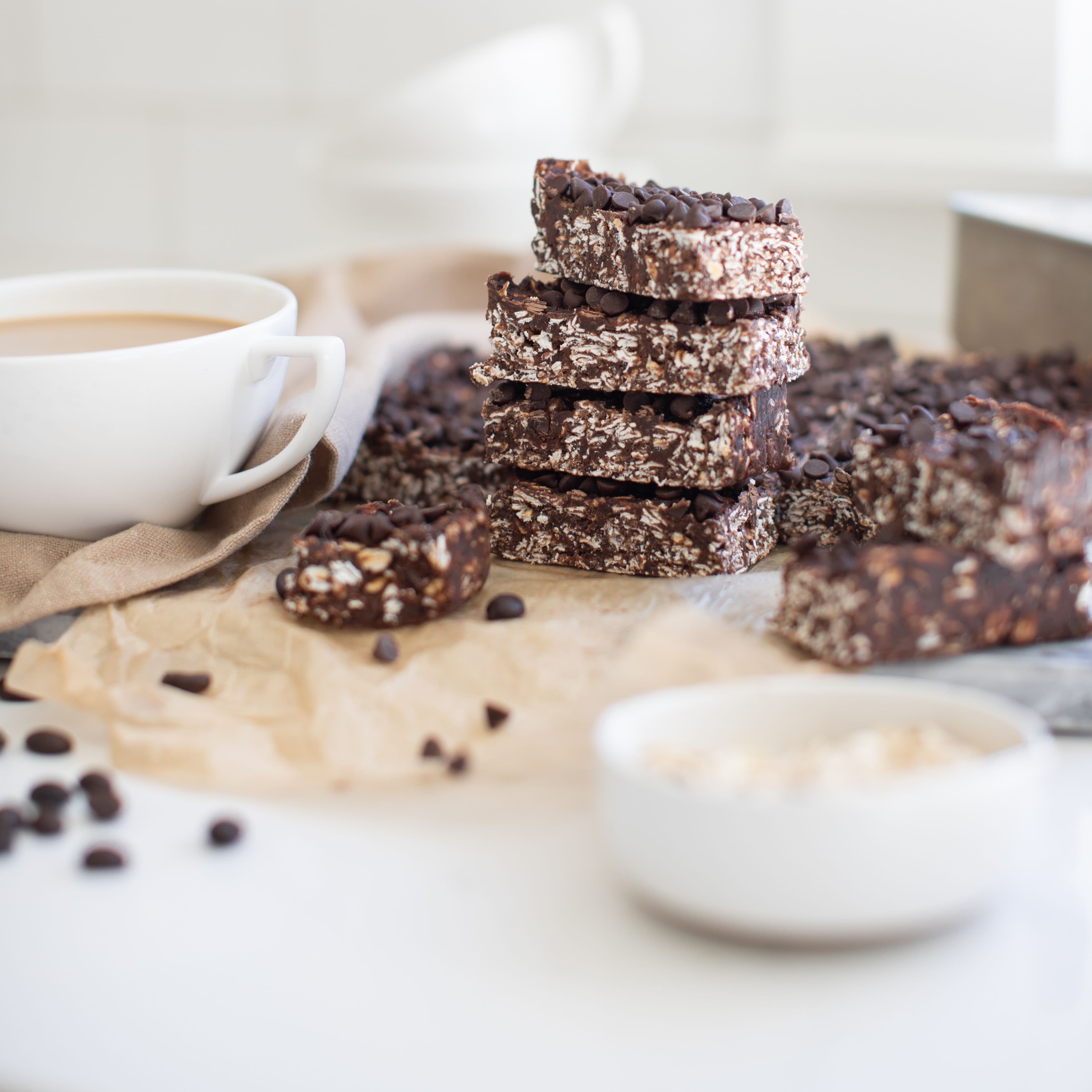 Chocolate Espresso Black Bean Protein Bars banner image