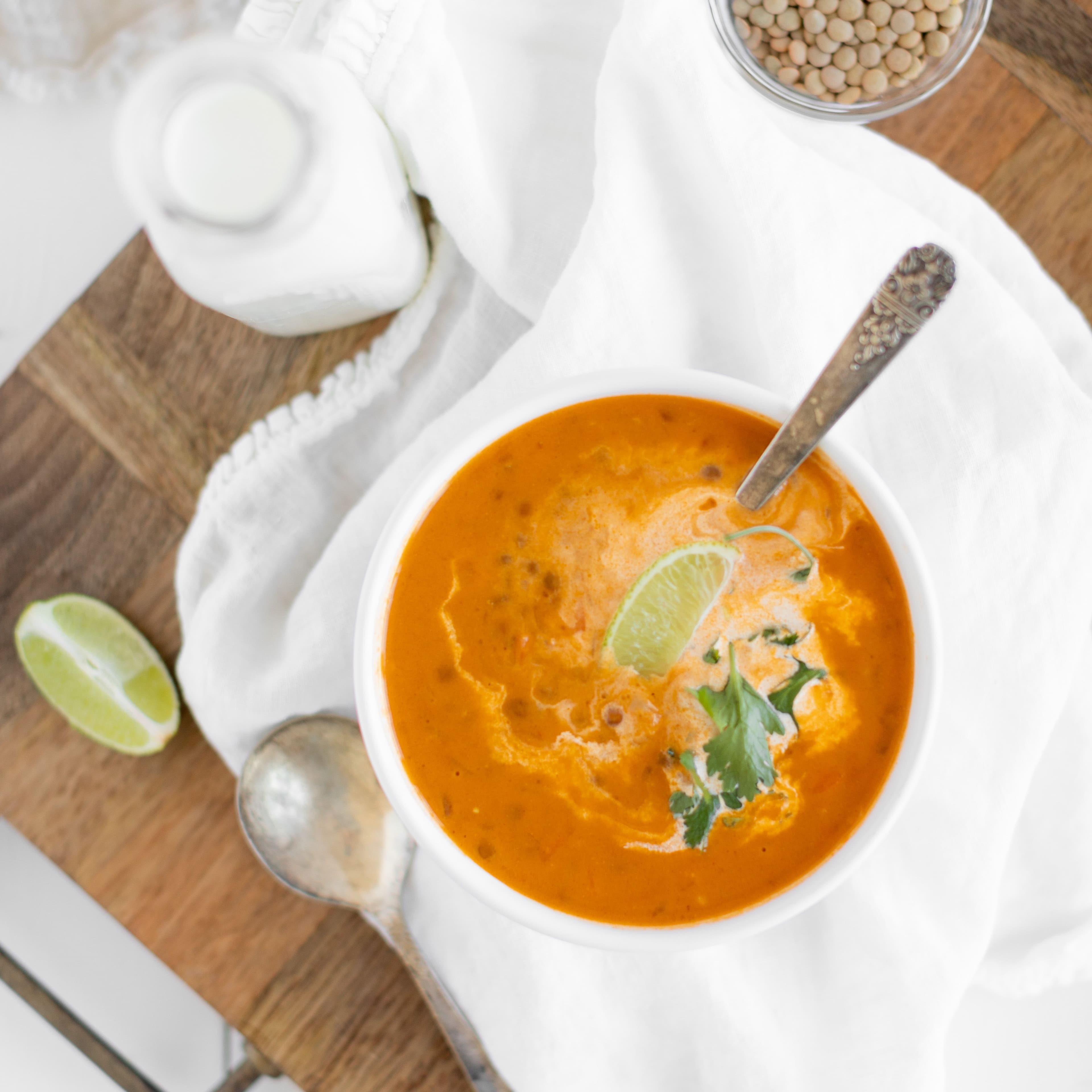 Coconut Curry Lentil Soup banner image