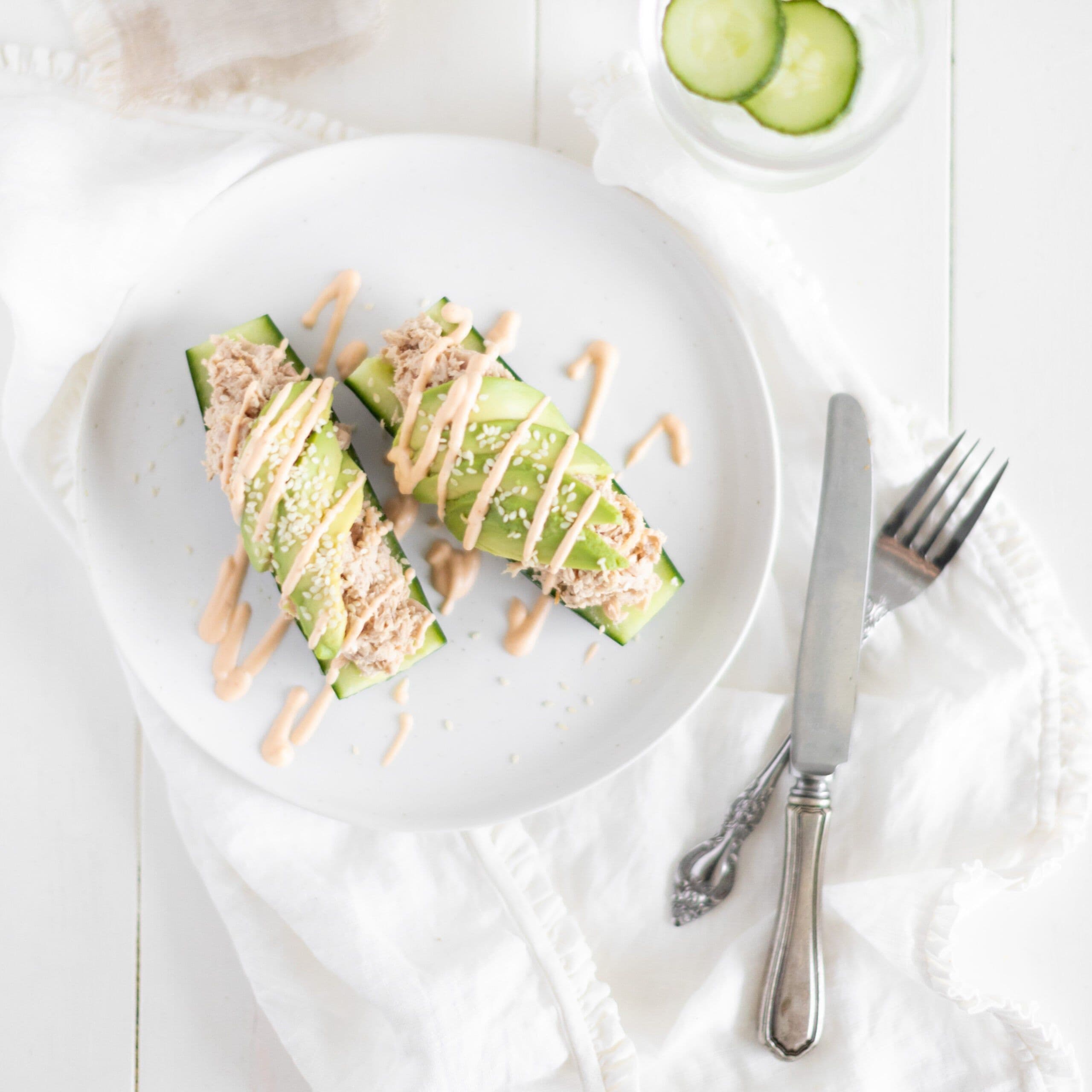Cucumber Sushi Boats banner image