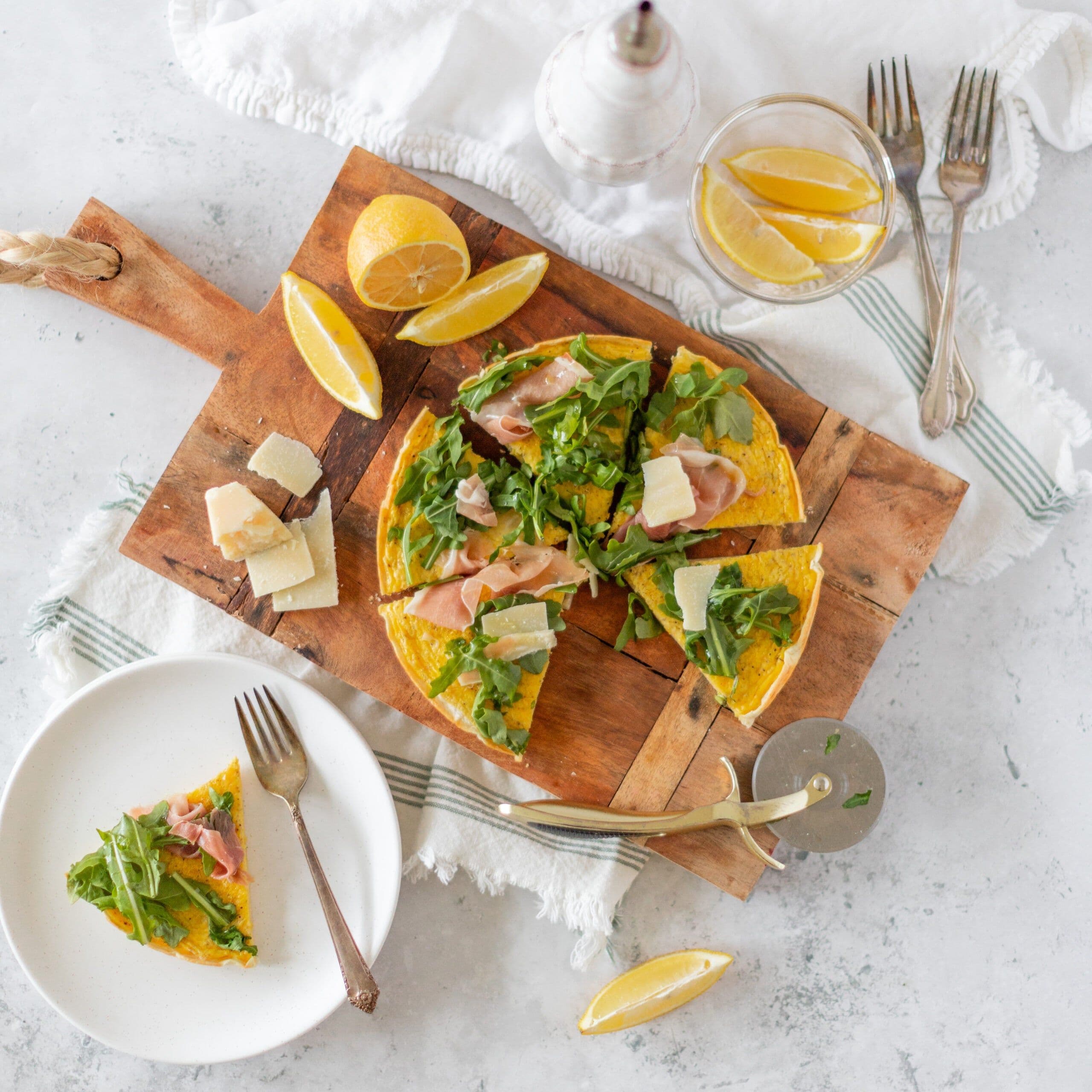 Prosciutto & Egg Breakfast Tortilla Pie banner image