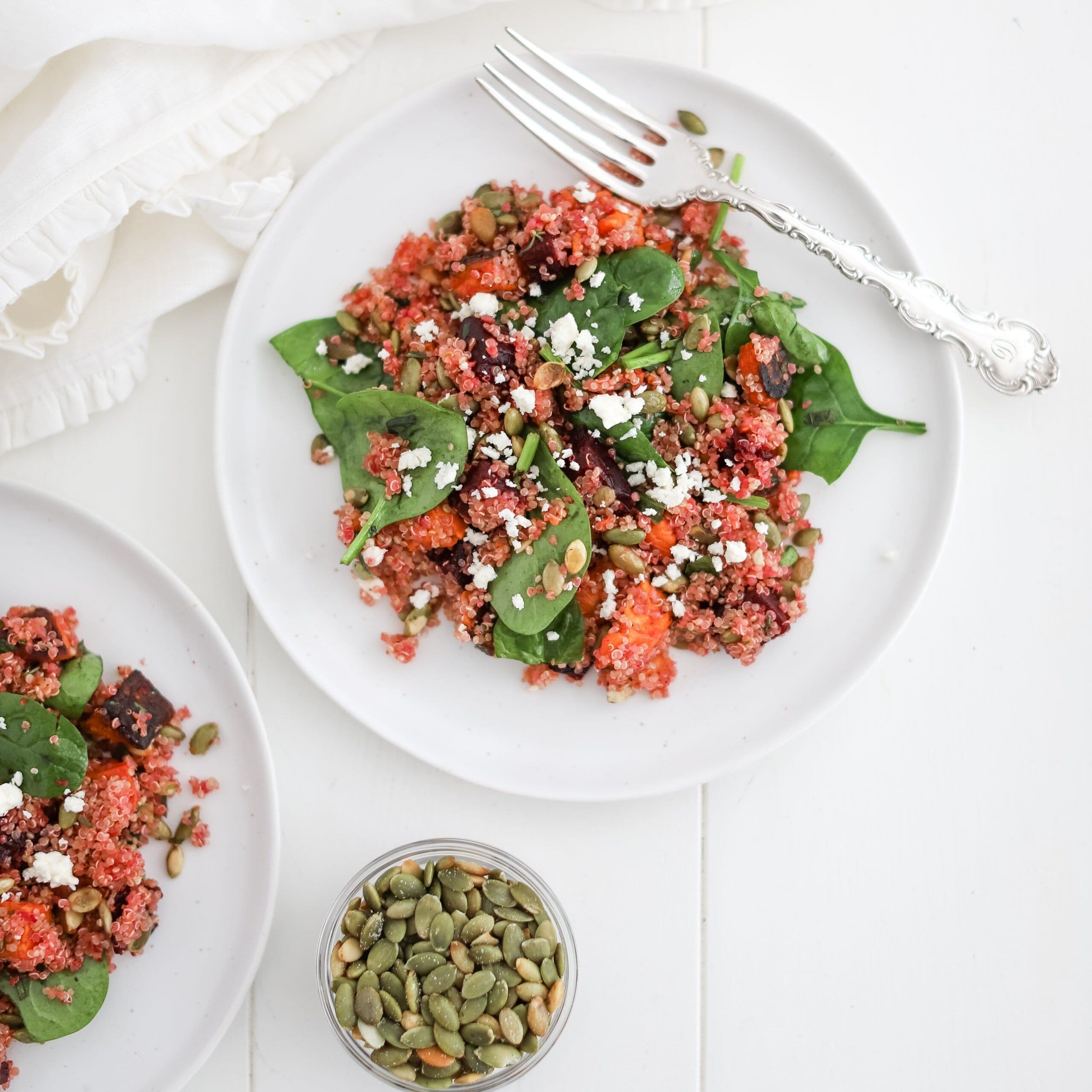 Roasted Veggie Quinoa Salad banner image