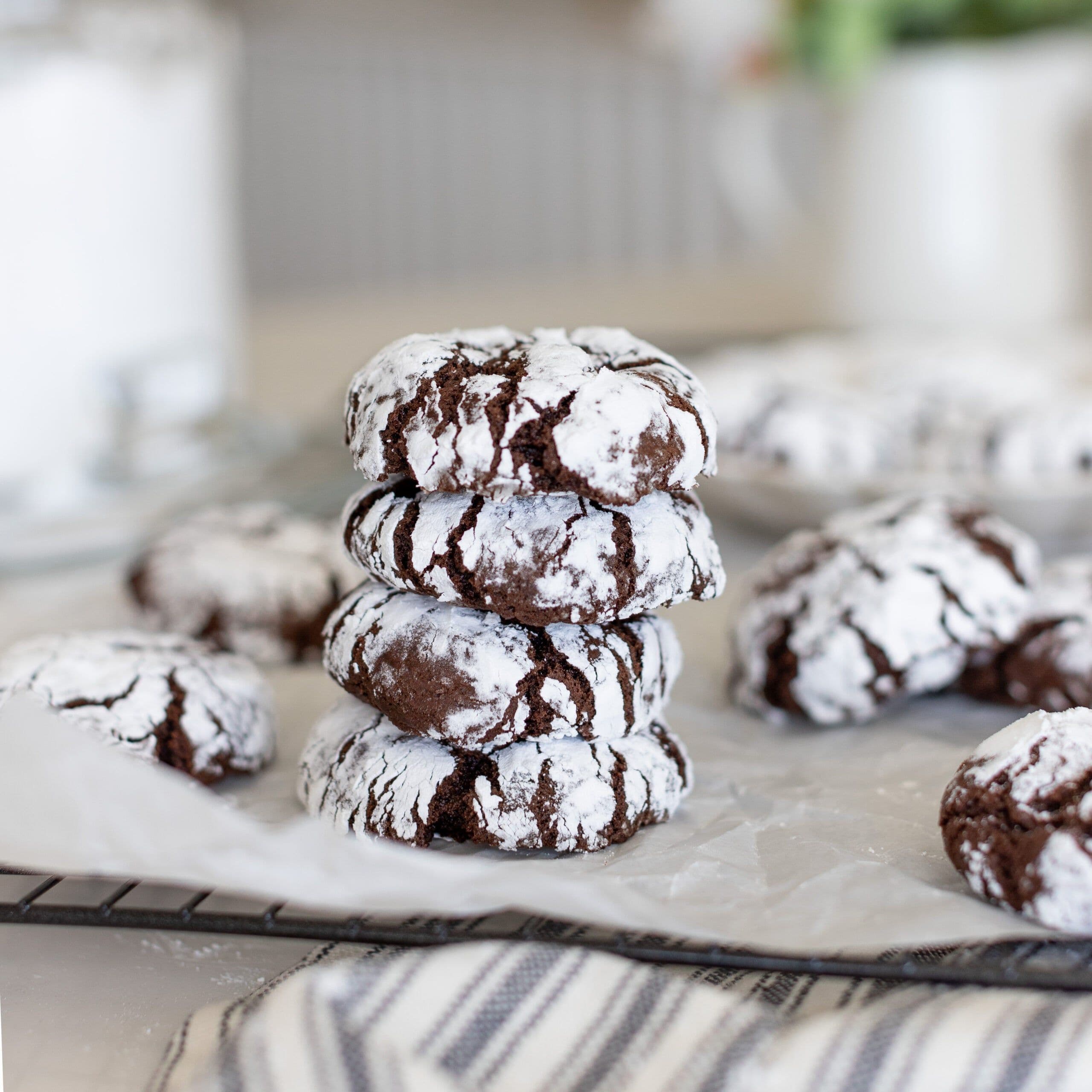 Chocolate Crinkle Cookies banner image