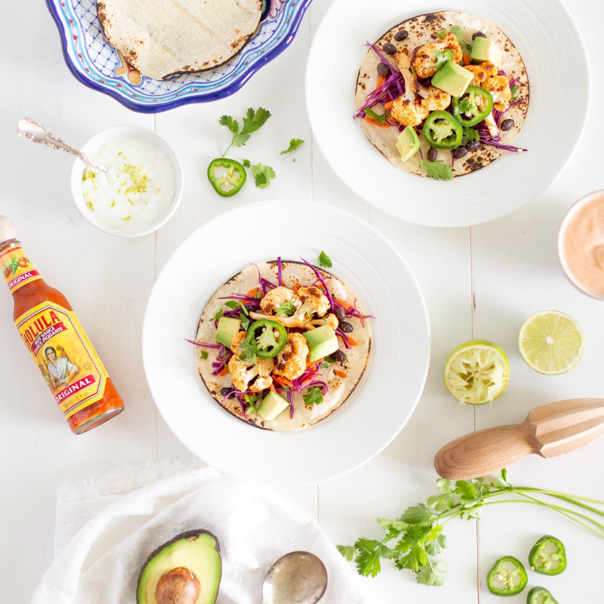 Cauliflower Tacos banner image
