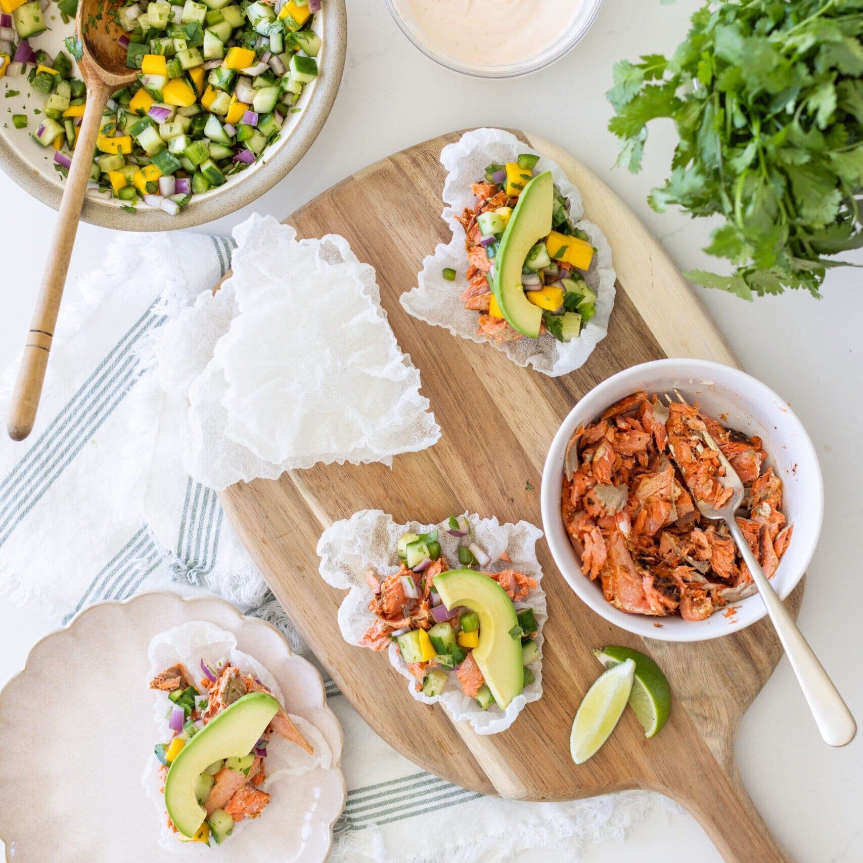 Crispy Salmon Tacos banner image