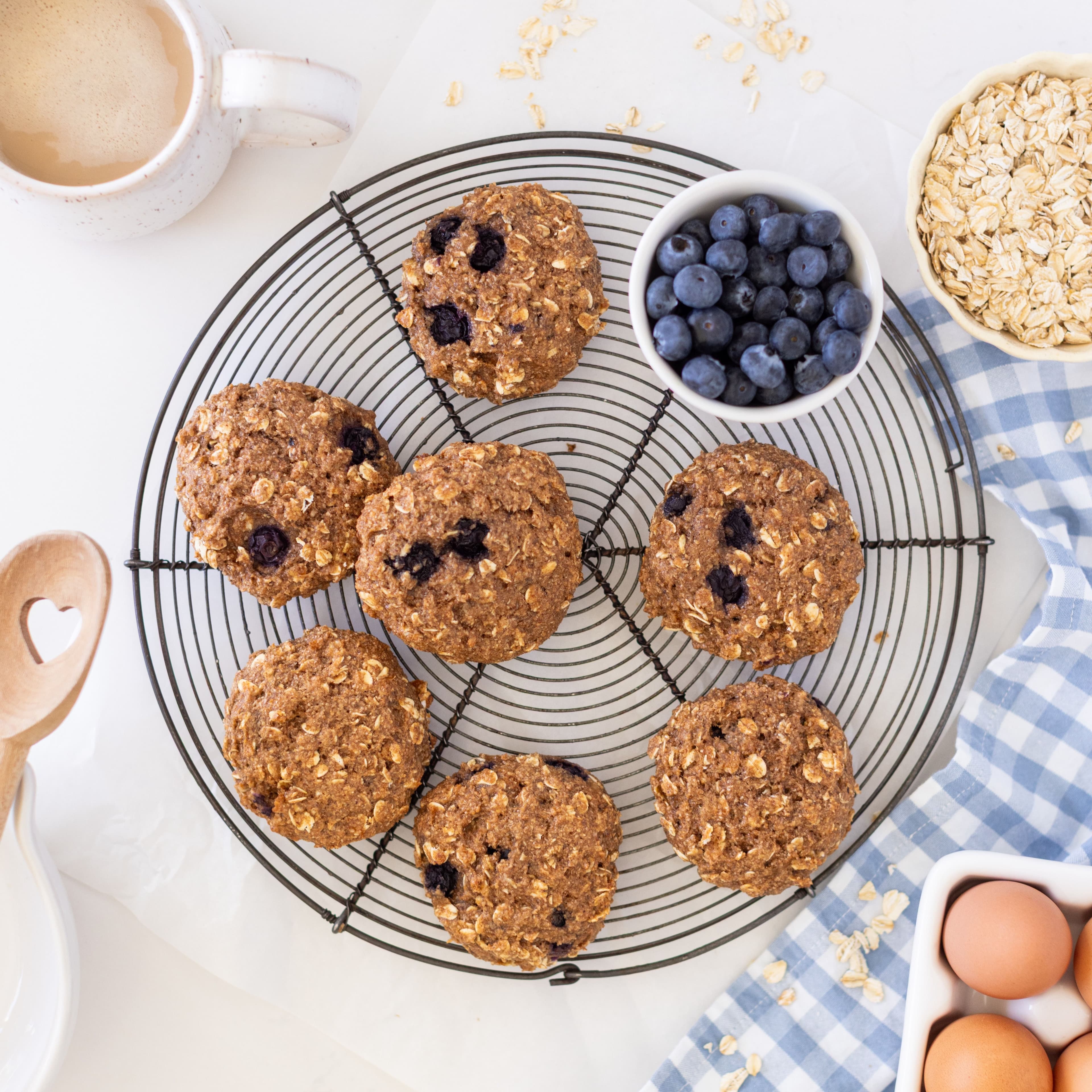 Blueberry Bran Breakfast Cookies banner image